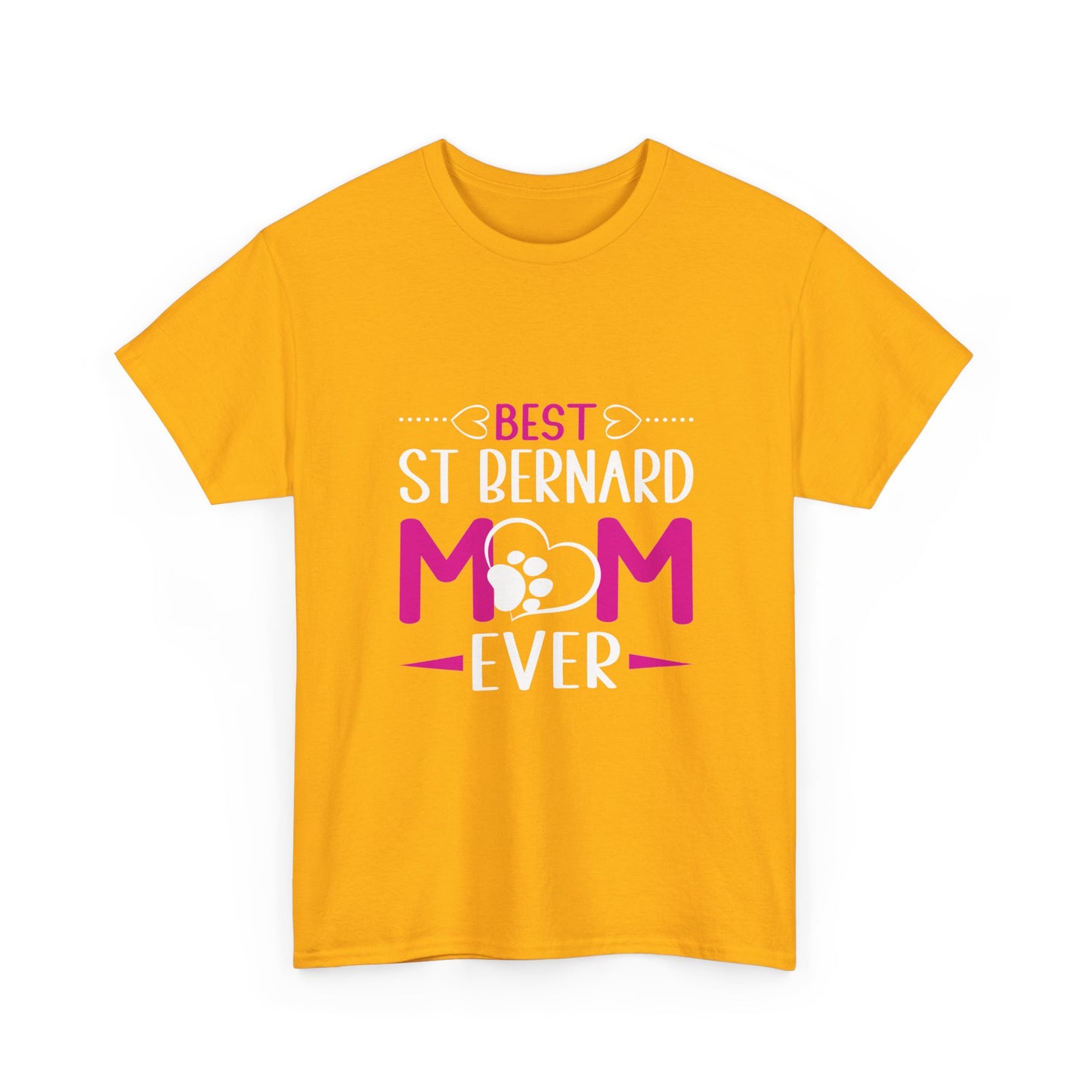 St. Bernard Mom T-Shirt — "Best St Bernard Mom Ever" Pet Lover Tee