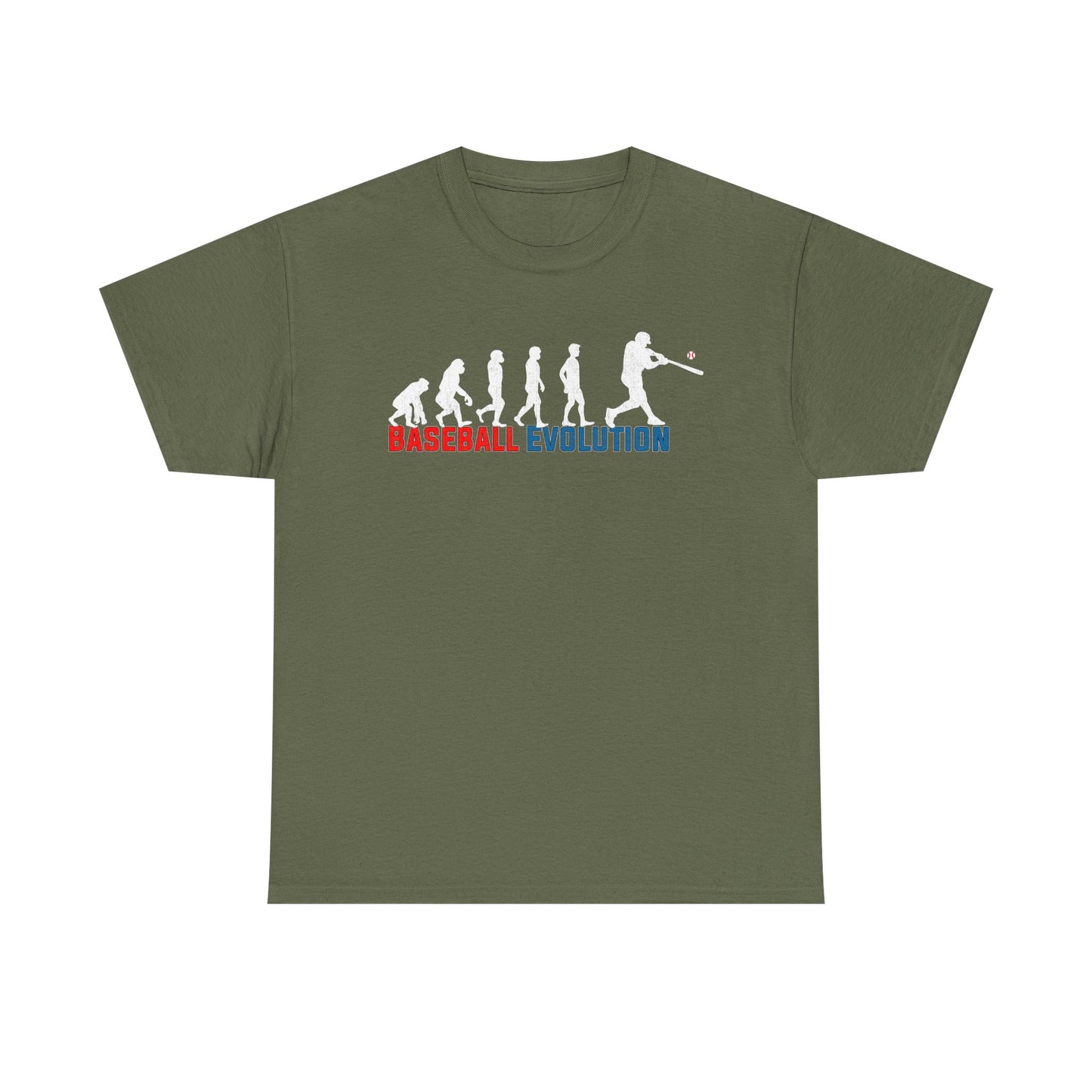 Baseball Evolution T-Shirt — Funny Baseball Player Evolution Graphic Tee