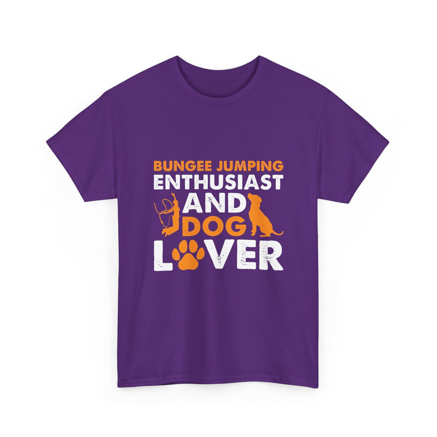 Bungee Jumping Enthusiast and Dog Lover T-Shirt