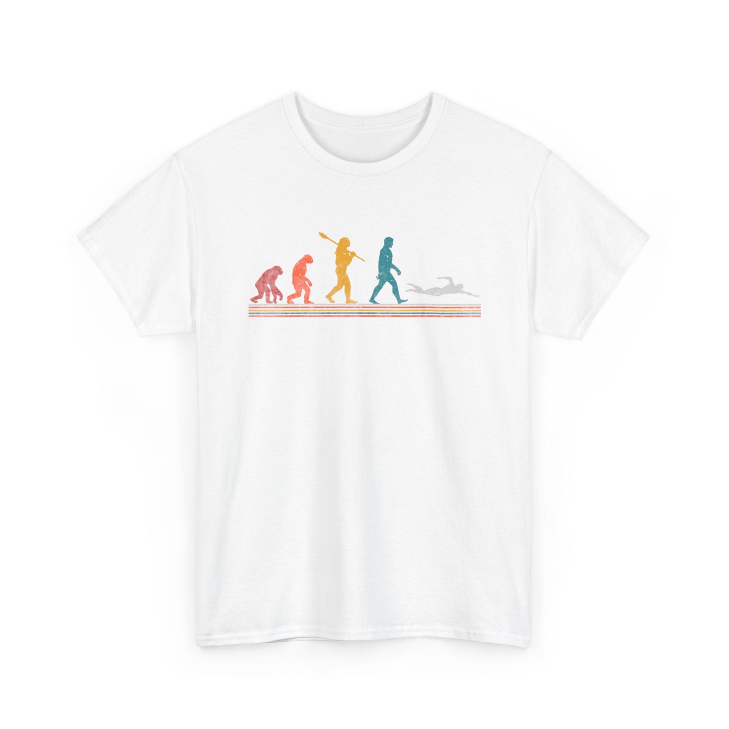 Evolution of Swiming T-Shirt