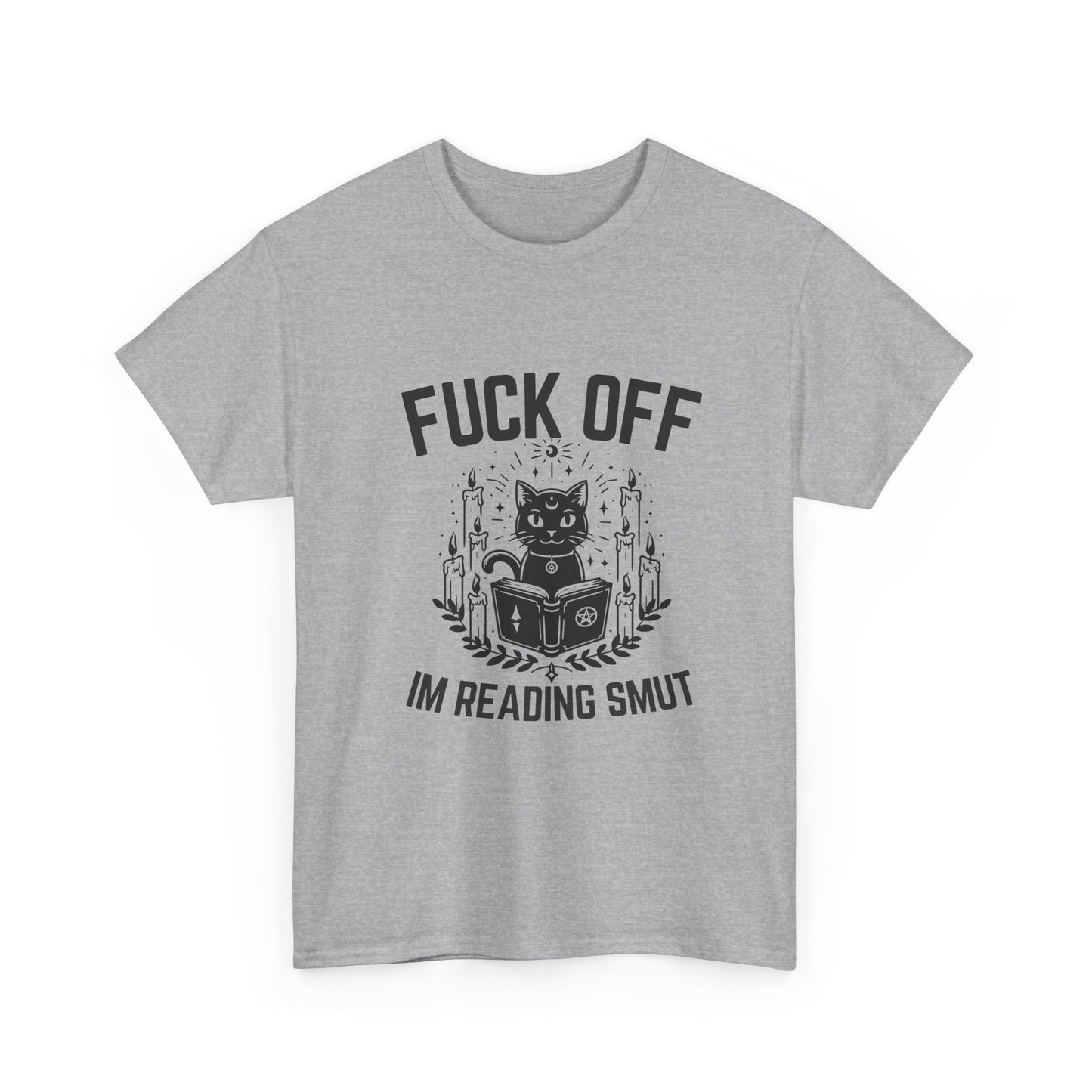 “Fuck Off I’m Reading Smut” Cat Witchbook T-Shirt