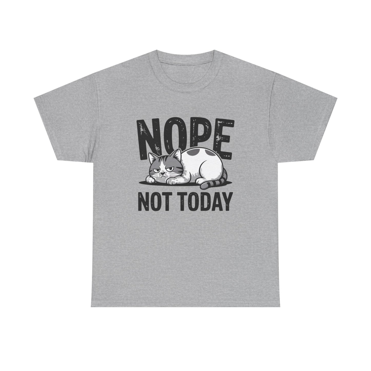 Nope Not Today Cat T‑Shirt
