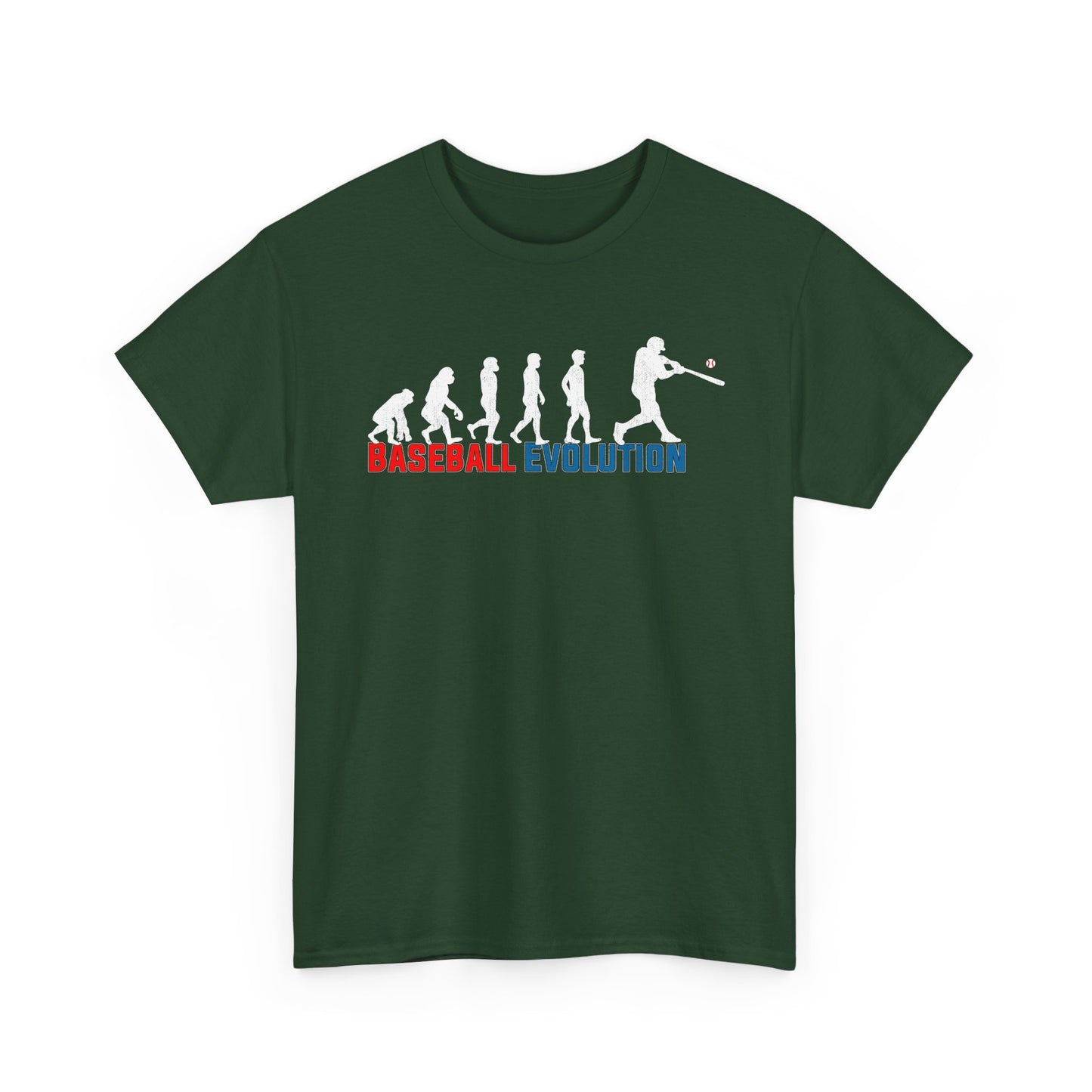 Baseball Evolution T-Shirt — Funny Baseball Player Evolution Graphic Tee