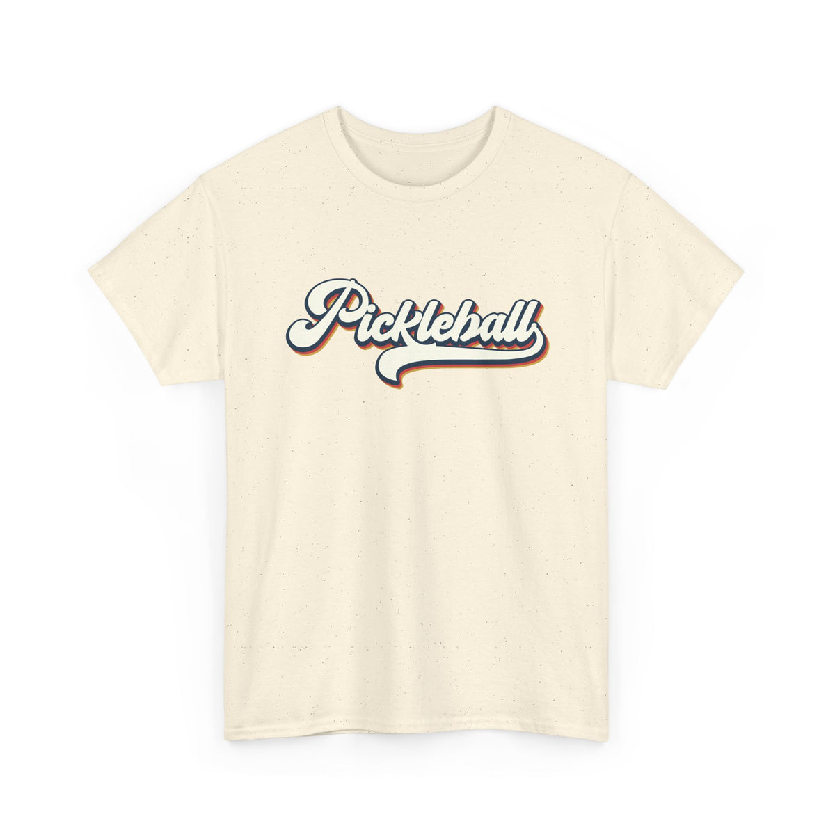 Pickleball Script Tee — Retro Athletic Pickleball T-Shirt