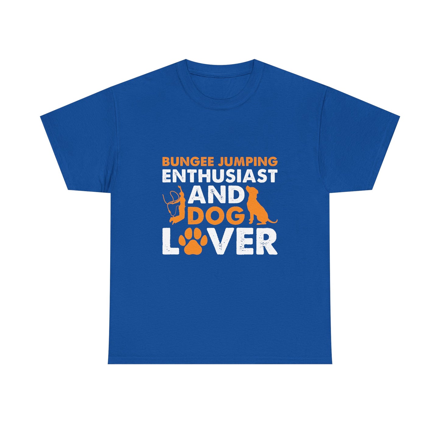 Bungee Jumping Enthusiast and Dog Lover T-Shirt