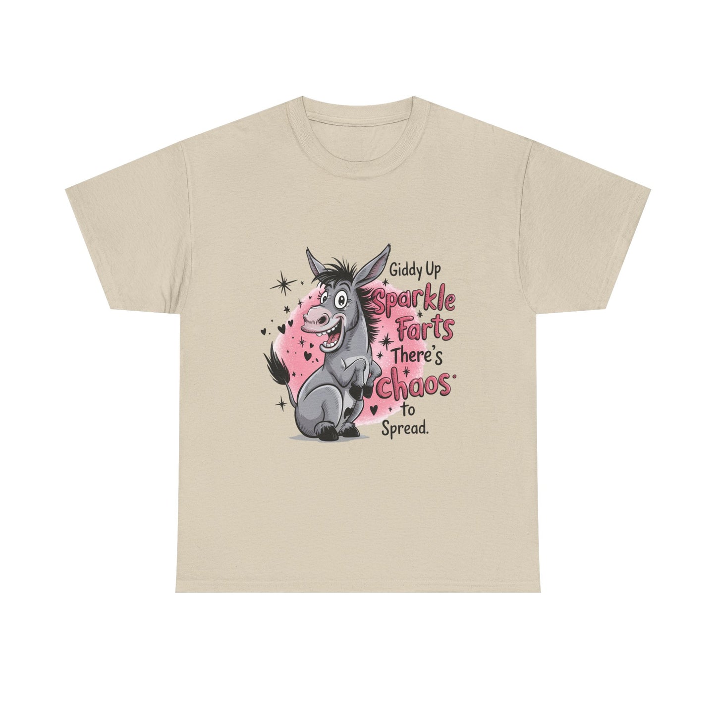 Donkey "Sparkle Farts" T-Shirt — Cute Funny Unicorn Alternative Tee