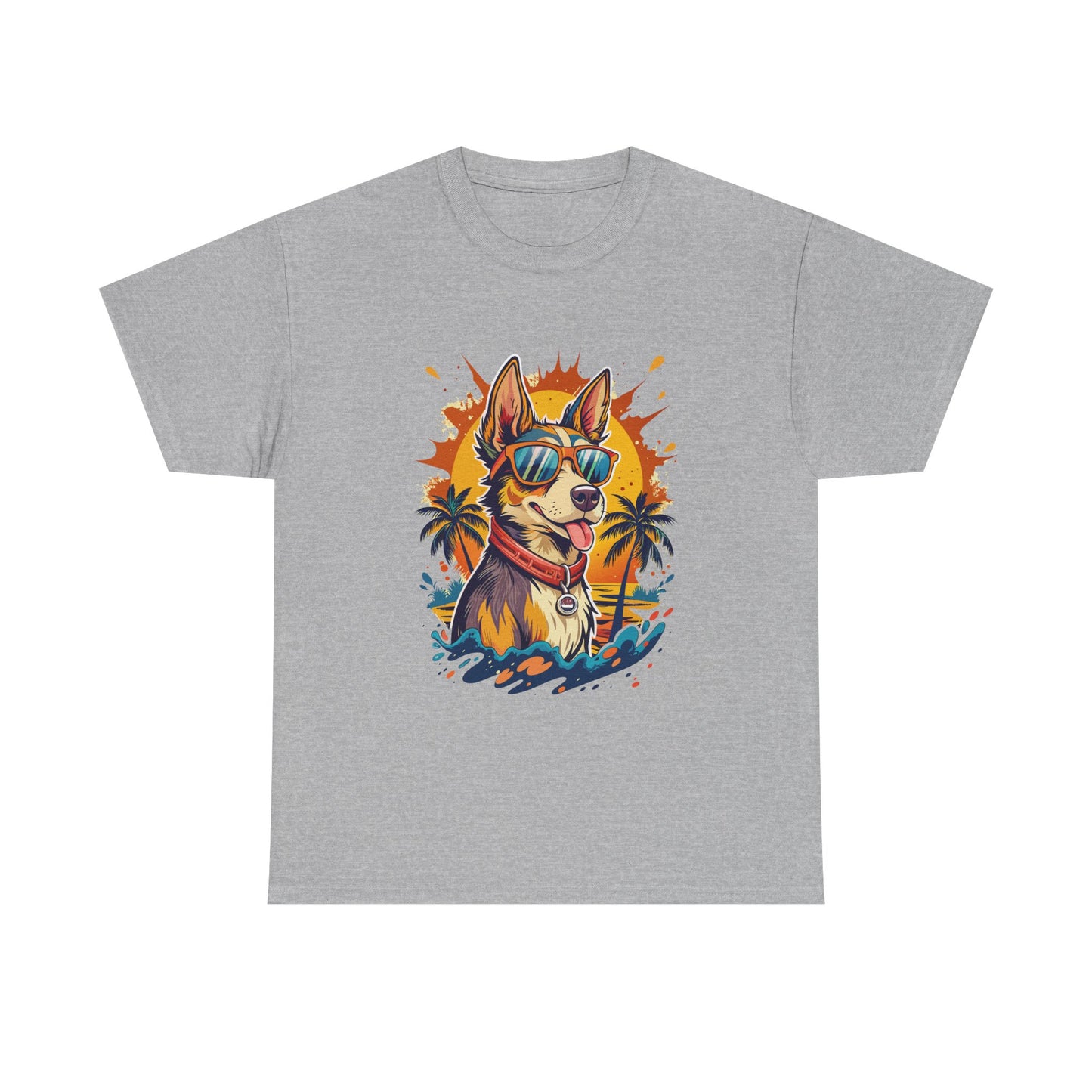 Cool Corgi Summer Tee — Sunglasses Dog Beach T-Shirt
