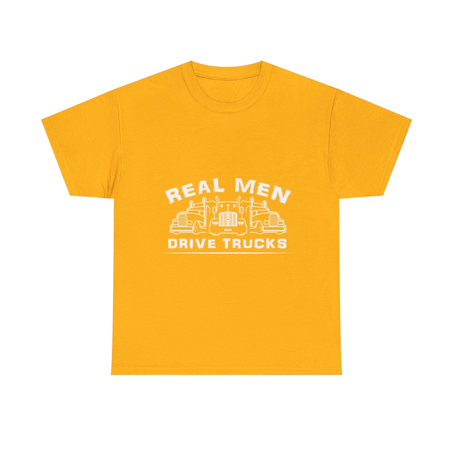 Truck Driver T‑Shirt — “Real Men Drive Trucks” Graphic Tee