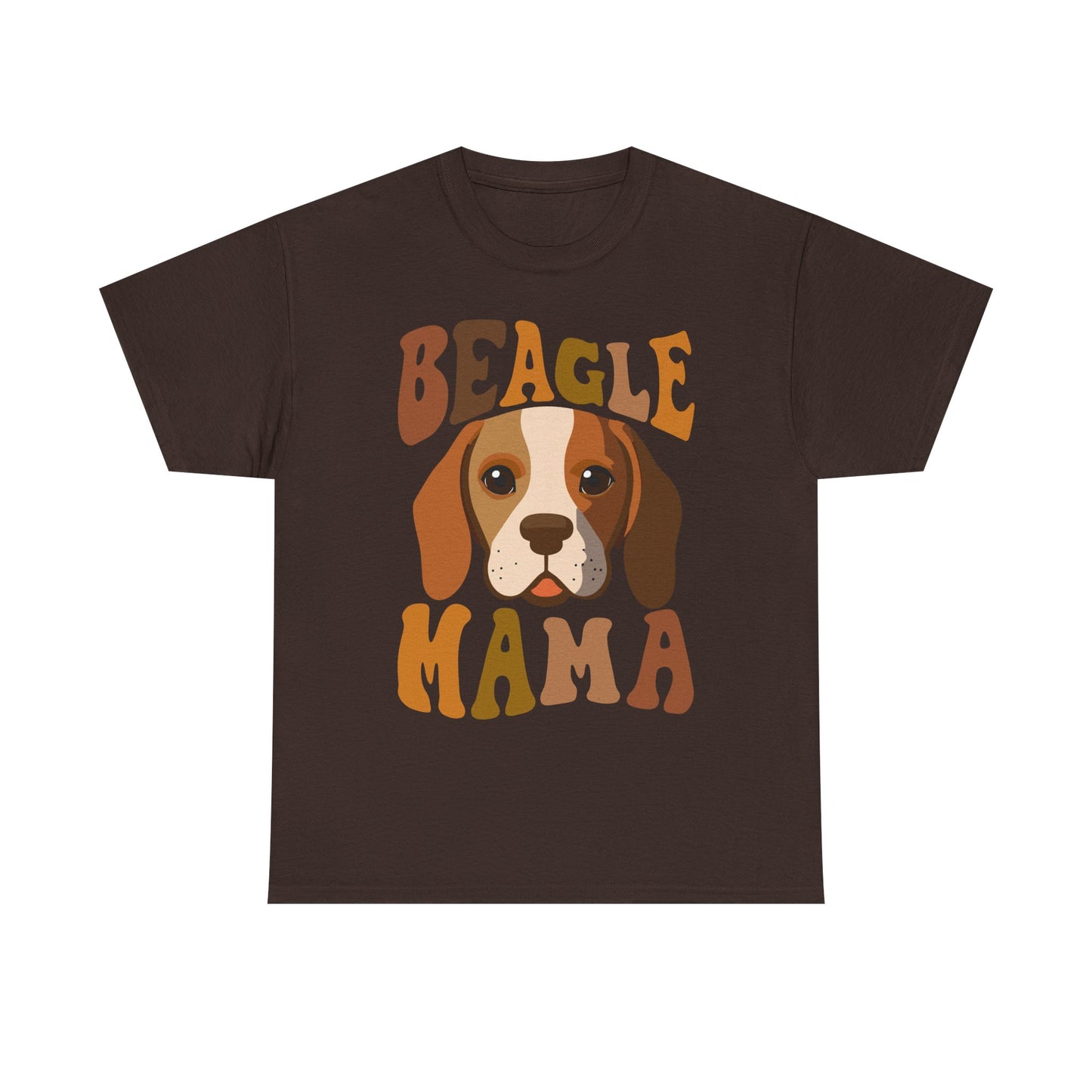Beagle Mama T-Shirt — Cute Retro Beagle Mom Tee