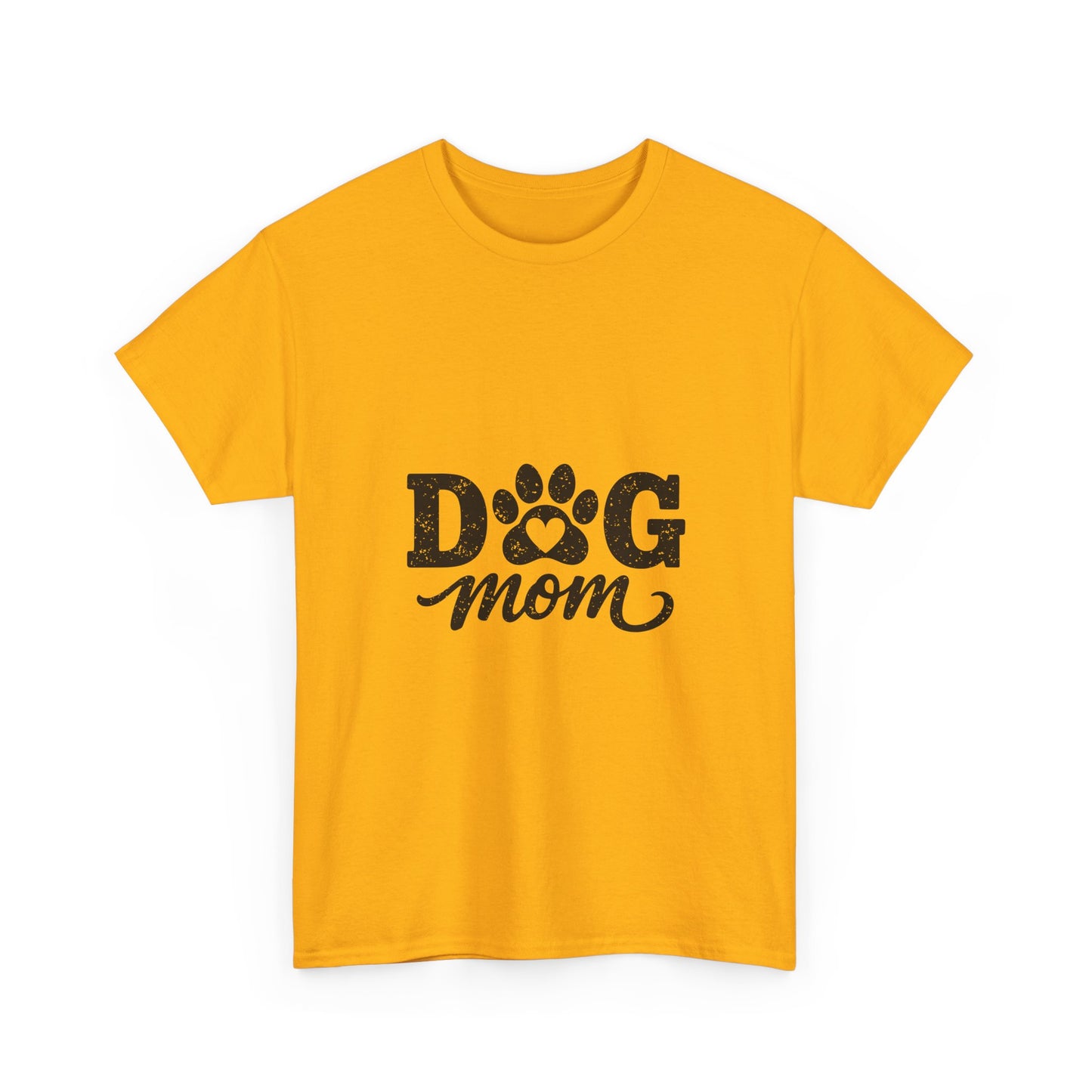 Dog Mom T‑Shirt — Paw Print Graphic Tee for Dog Lovers