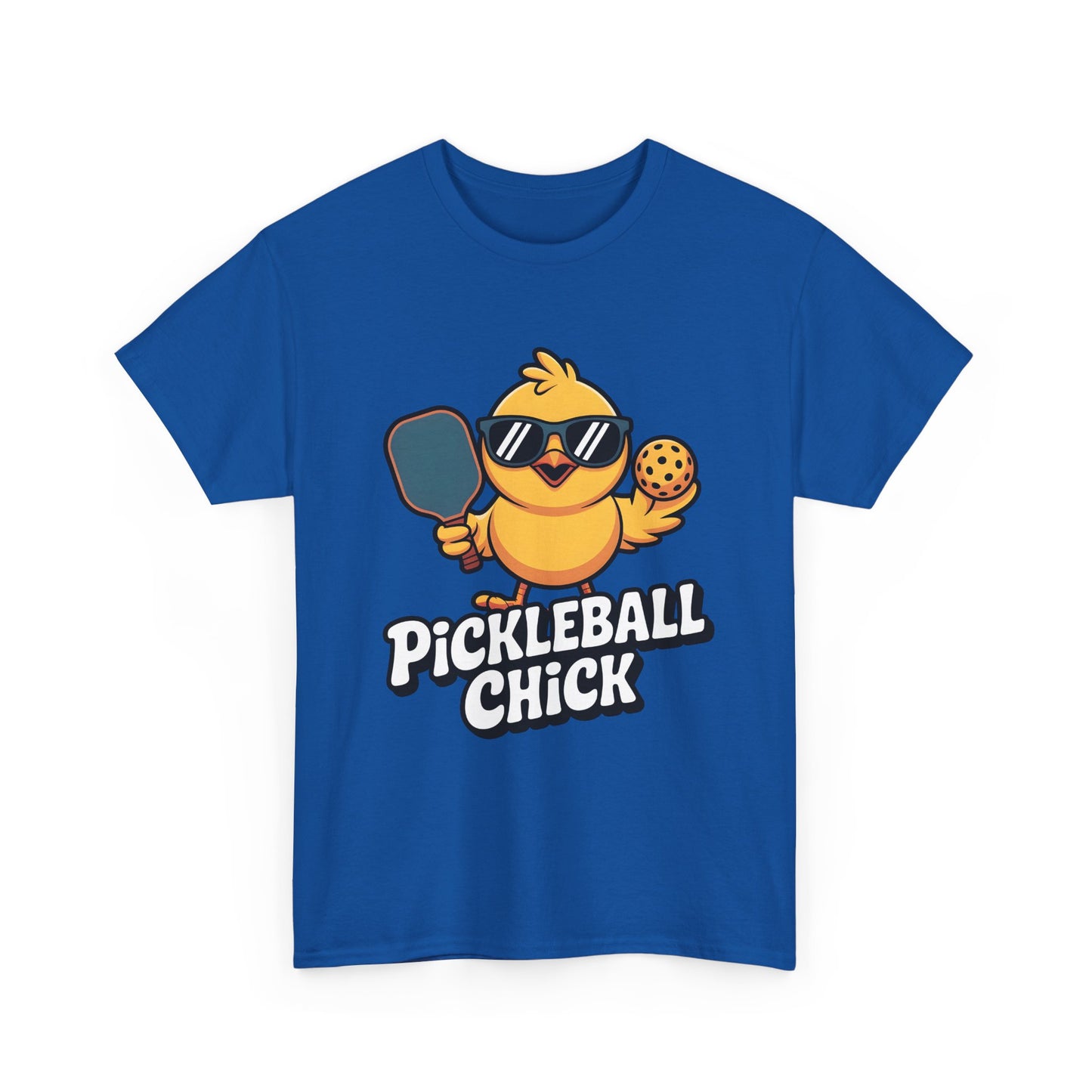 Pickleball Chick T-Shirt — Cute Chick Graphic Tee for Players & Fans