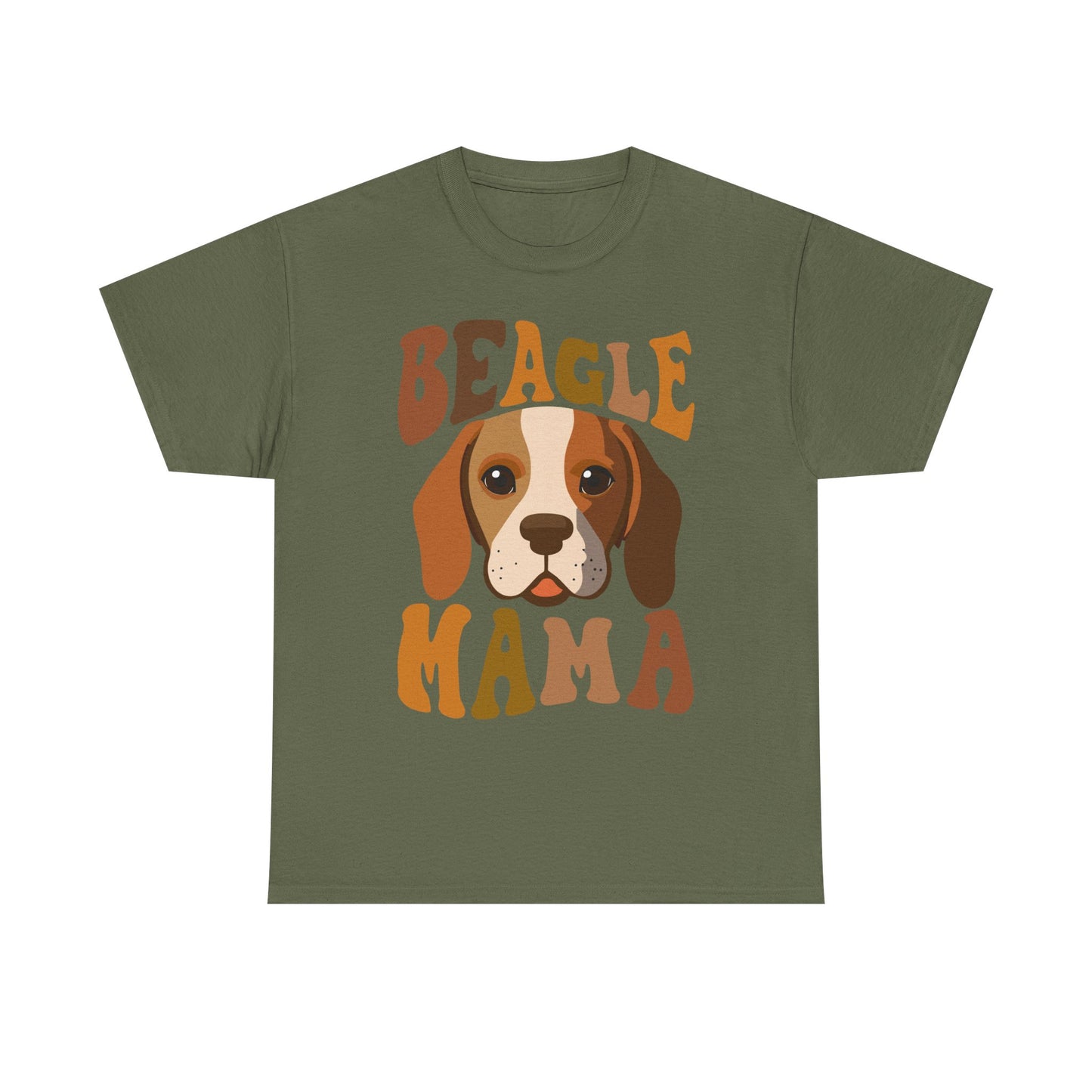 Beagle Mama T-Shirt — Cute Retro Beagle Mom Tee