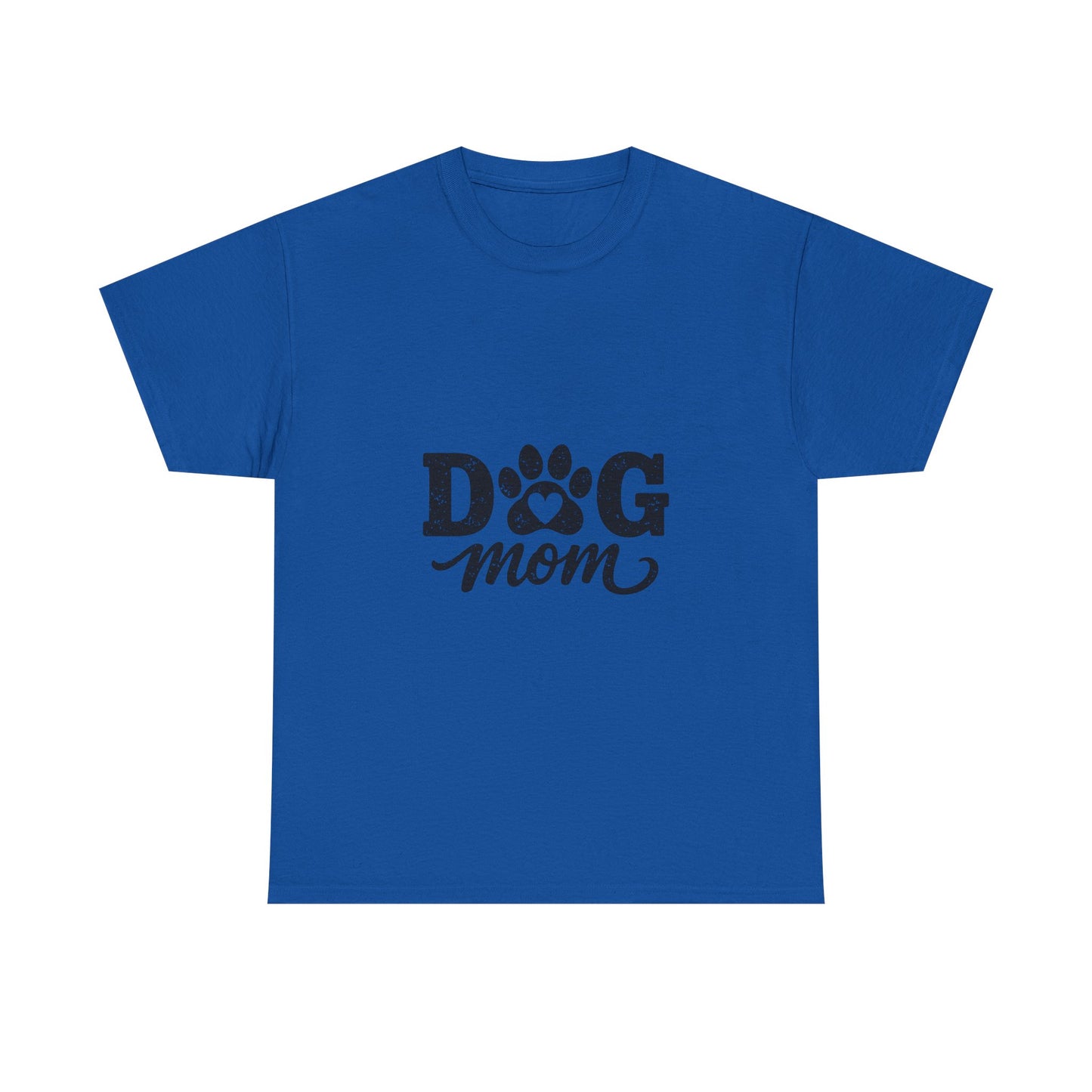 Dog Mom T‑Shirt — Paw Print Graphic Tee for Dog Lovers