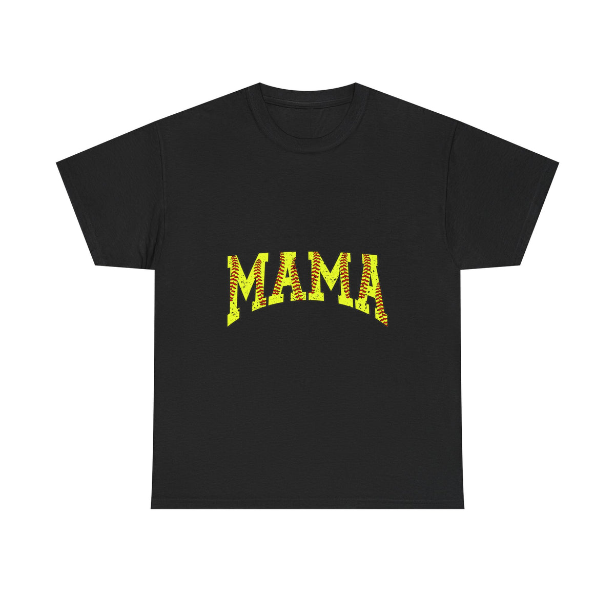 Mama Yellow Tiger Stripe Graphic Tee