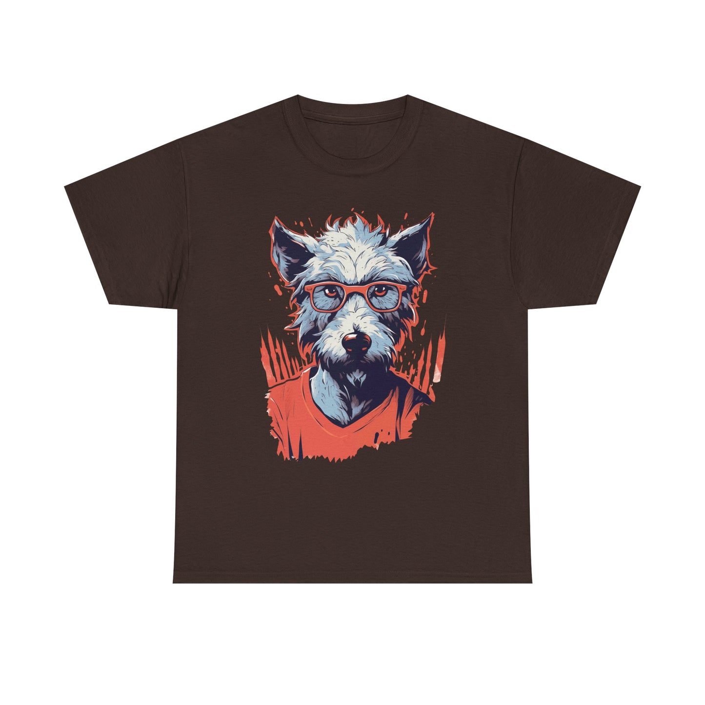 Hipster Dog T-Shirt — Cool Glasses Westie Graphic Tee