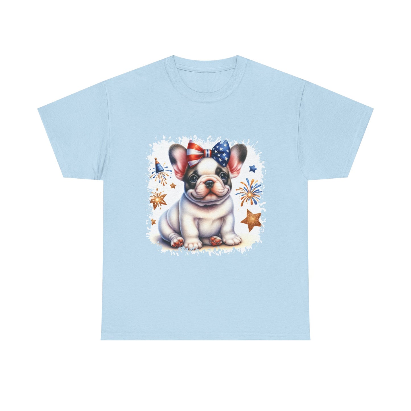 Patriotic French Bulldog Tee