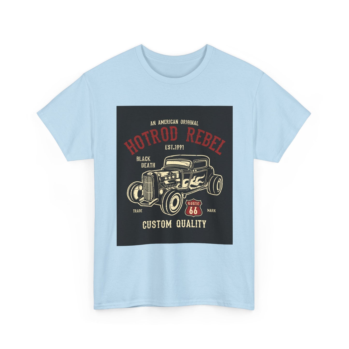 Hotrod Rebel T-Shirt – Vintage Custom Car Graphic Tee