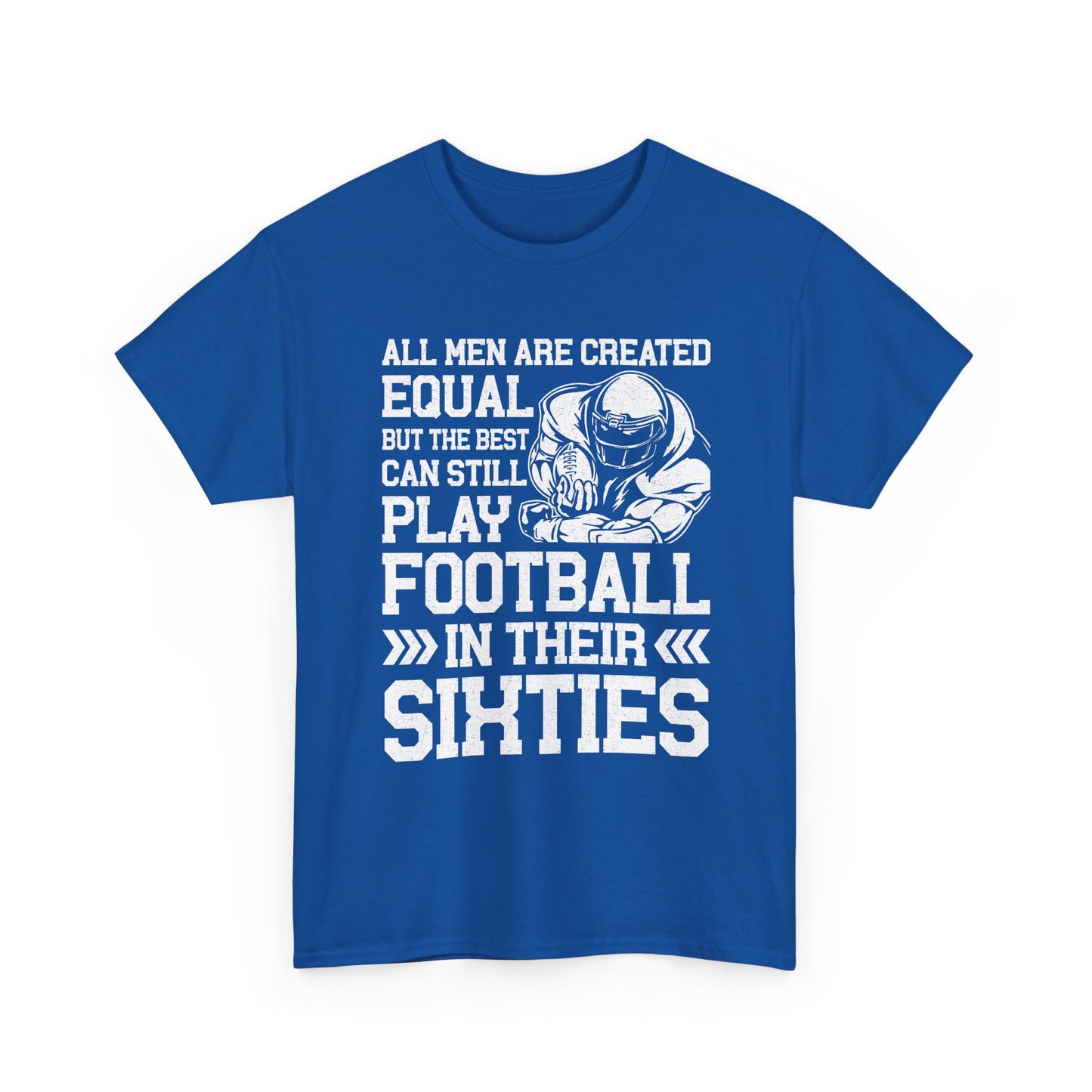 Football in Their Sixties T‑Shirt — Funny Retro Shirt for Older Players & Fans