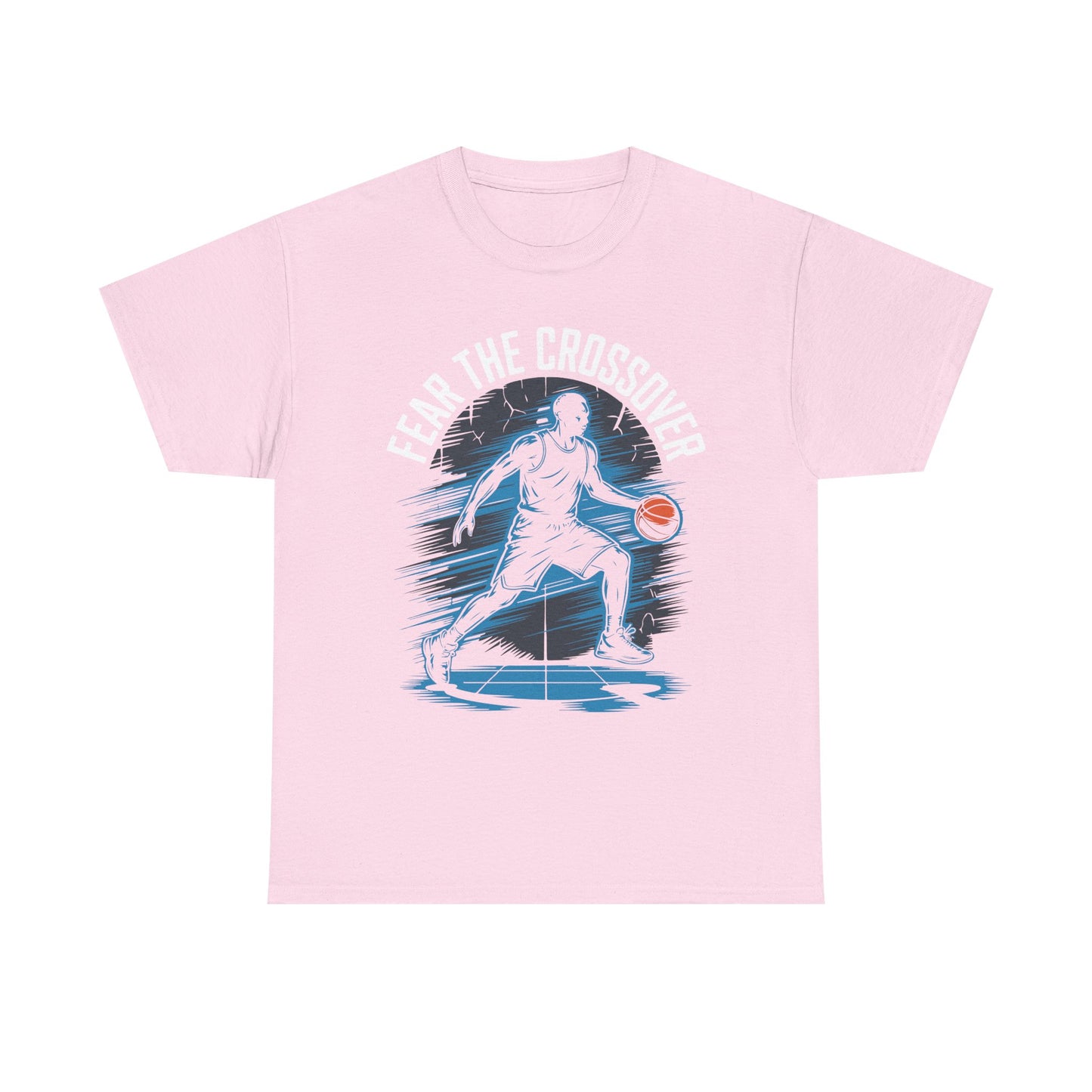 Basketball T‑Shirt - "Fear The Crossover" Dribbling Player Graphic Tee