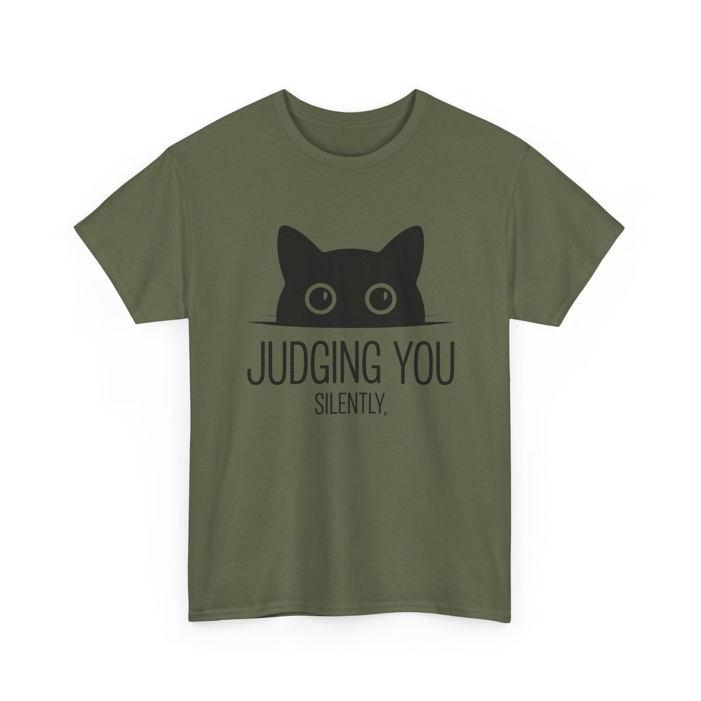 Cat "Judging You Silently" T-Shirt