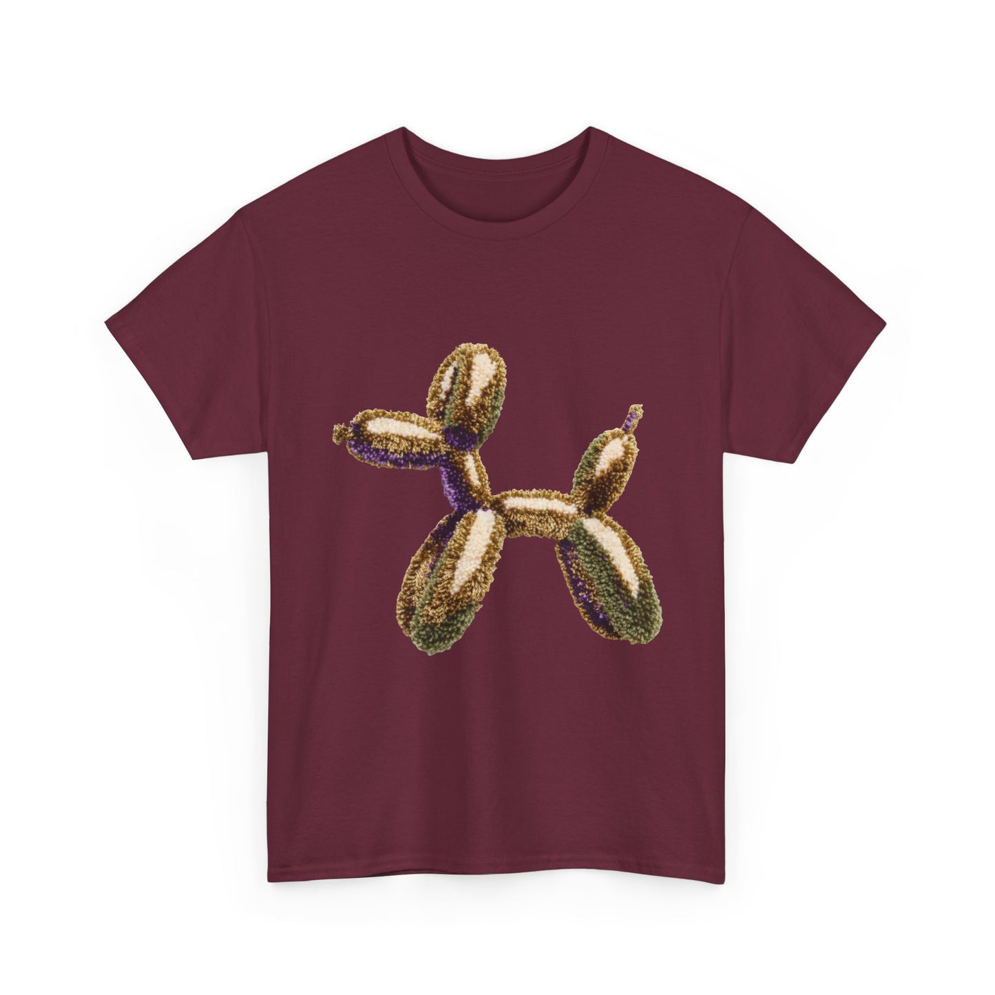 Balloon Dog T‑Shirt — Metallic Gold Balloon Animal Tee