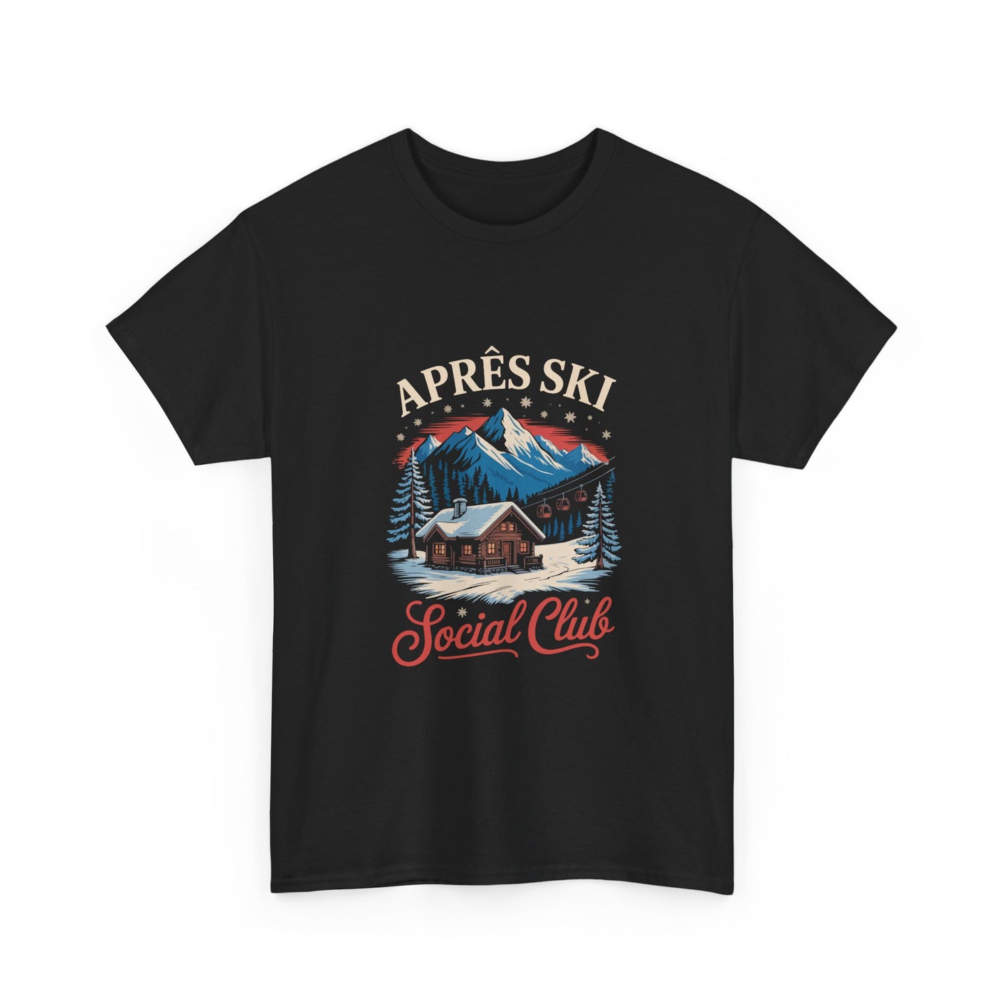 T-Shirt — Apres Ski Social Club Mountain Lodge Graphic Tee