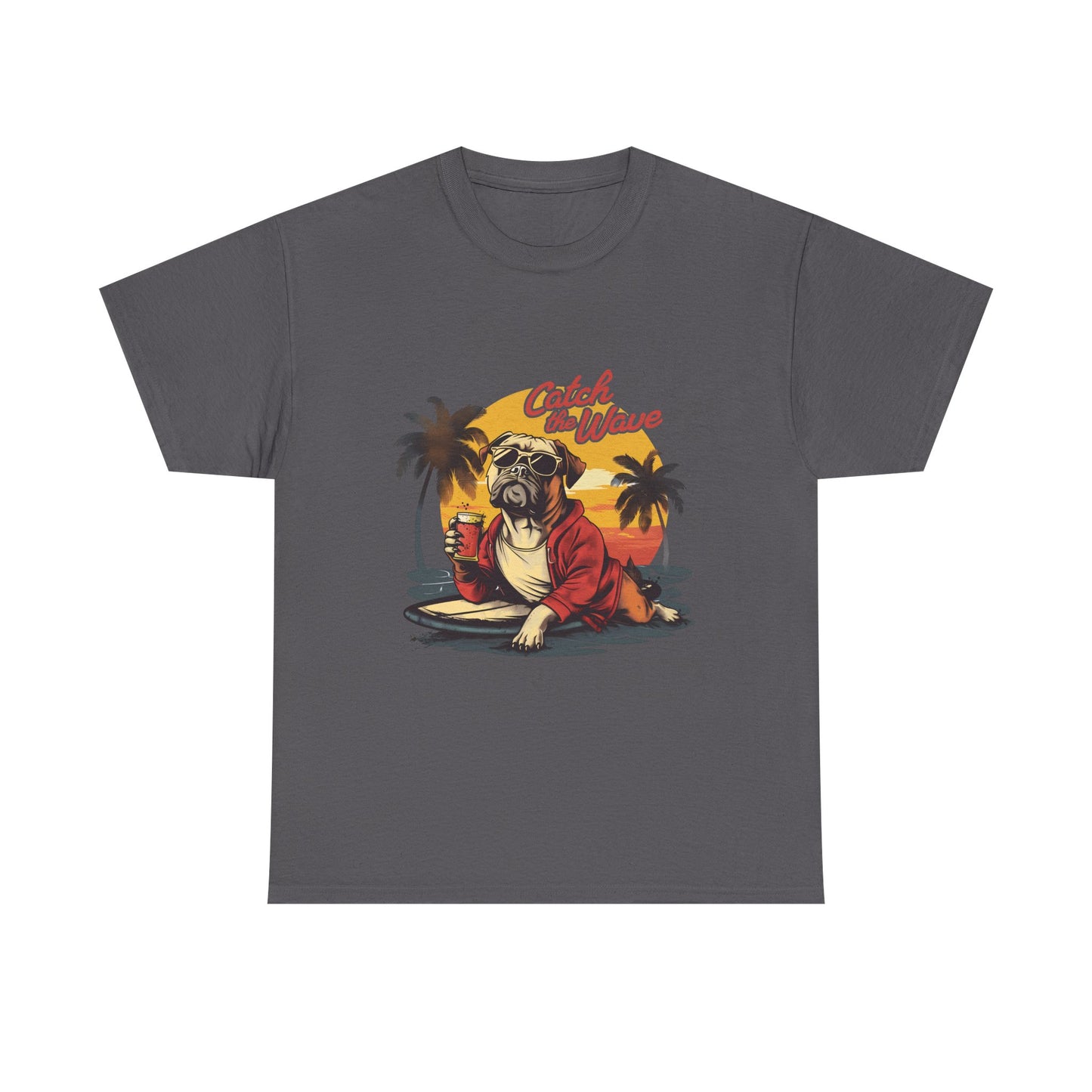 Catch the Wave Pug Surf T-Shirt