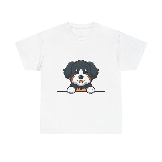 Peekaboo Puppy T-Shirt – Cute Dog Graphic Tee for Dog Lovers