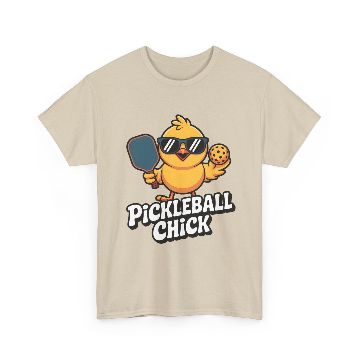 Pickleball Chick T-Shirt — Cute Chick Graphic Tee for Players & Fans