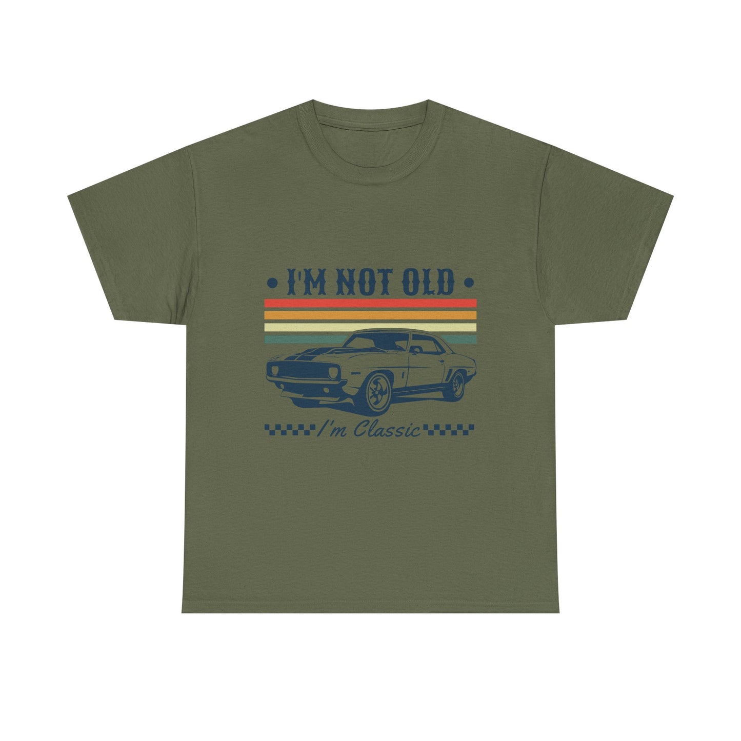 Classic Car Tee — "I'm Not Old, I'm Classic" Vintage Muscle Car T‑Shirt