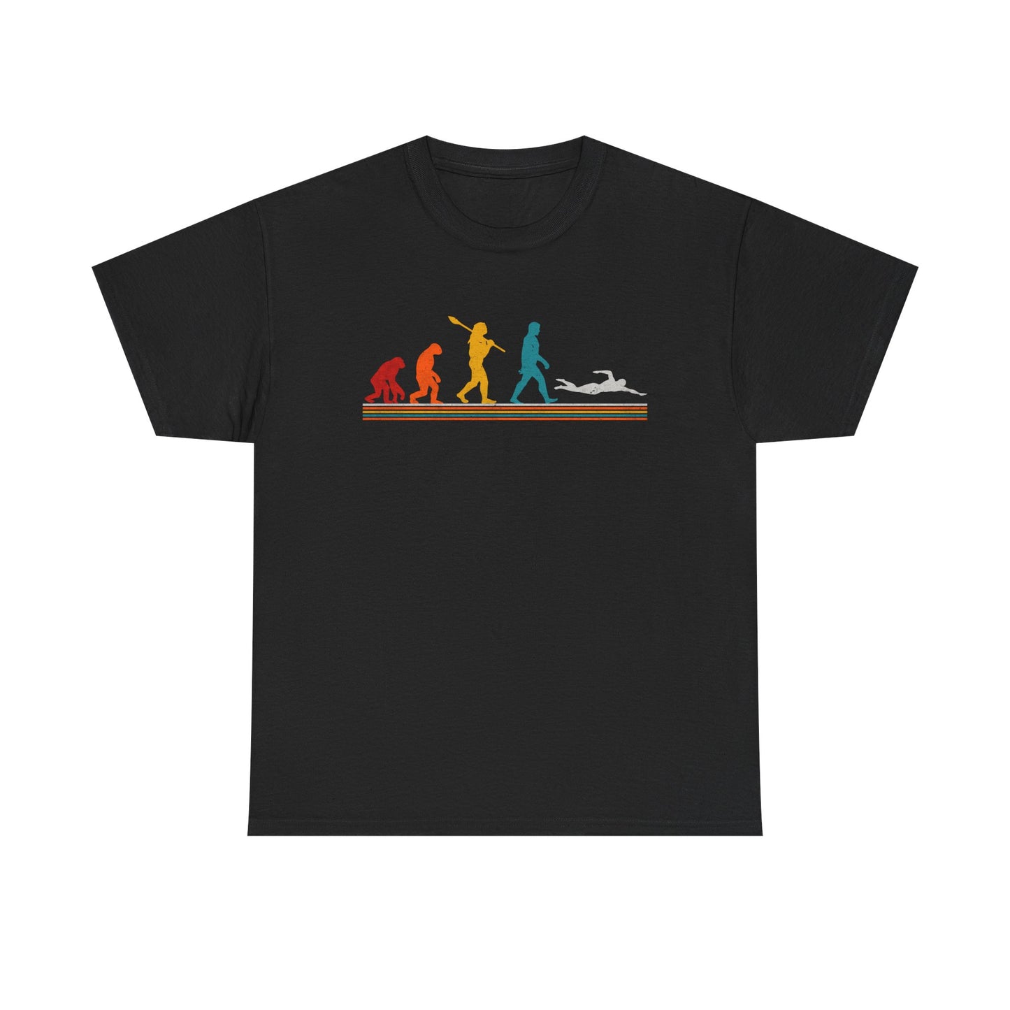 Evolution of Swiming T-Shirt