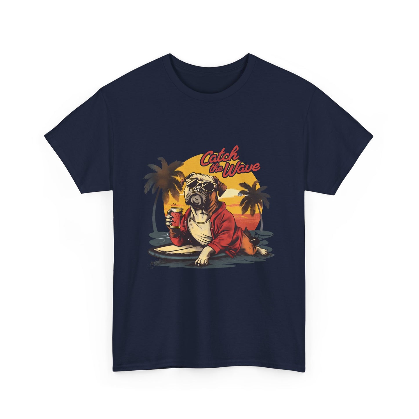 Catch the Wave Pug Surf T-Shirt