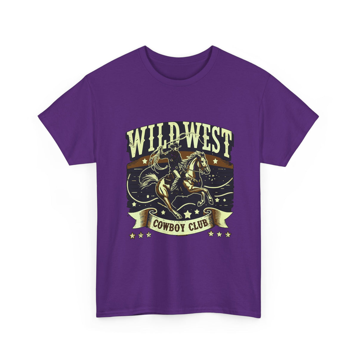 Wild West Cowboy Club T‑Shirt — Vintage Rodeo Western Graphic Tee