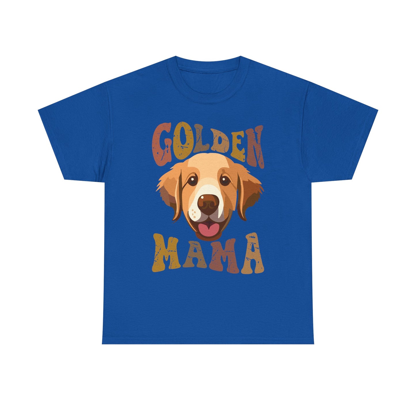 Golden Mama T‑Shirt — Cute Golden Retriever Mom Tee