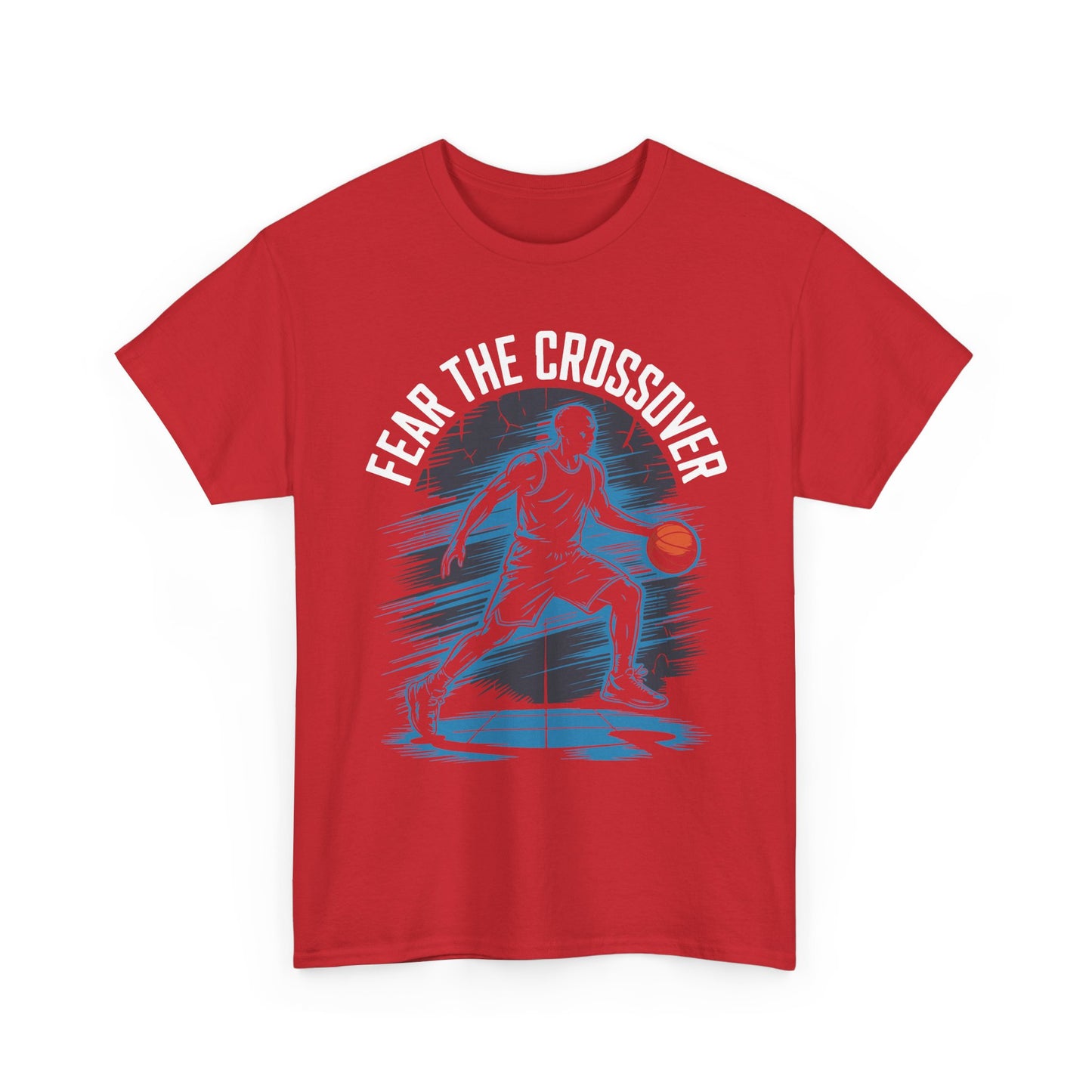 Basketball T‑Shirt - "Fear The Crossover" Dribbling Player Graphic Tee