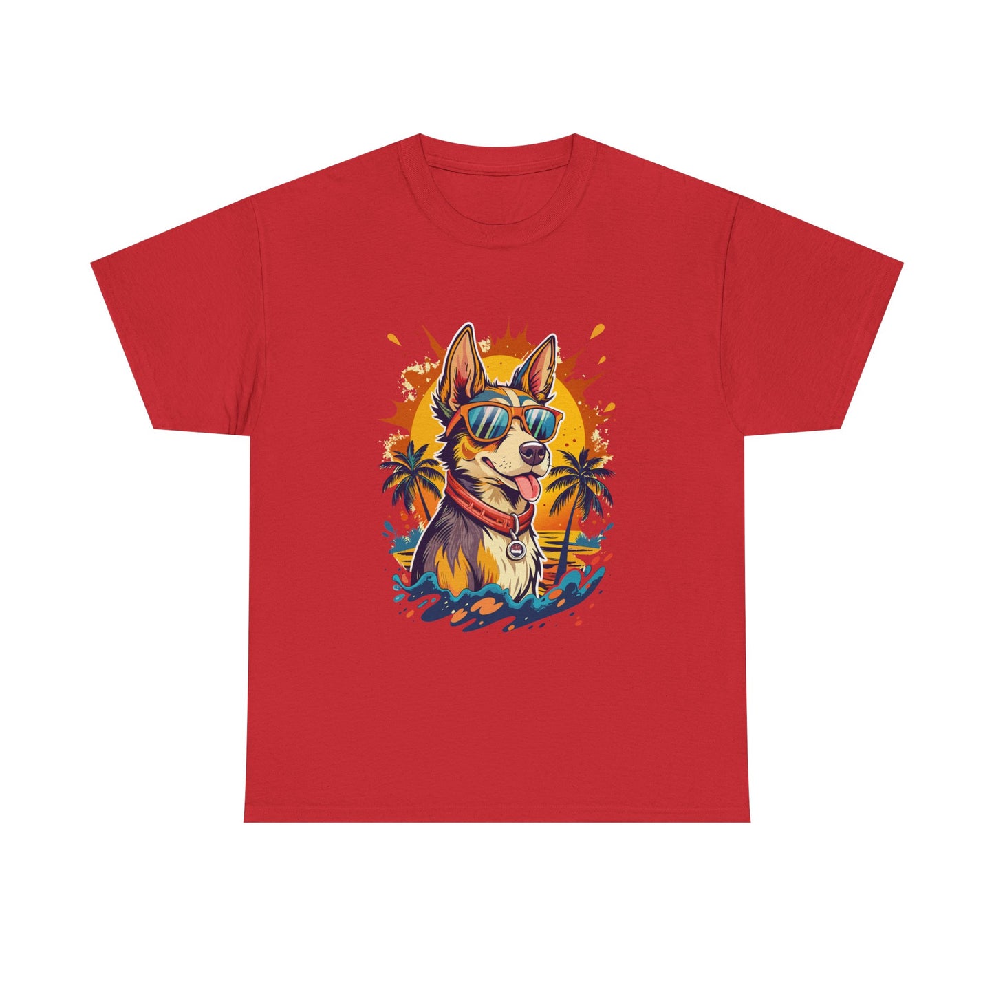 Cool Corgi Summer Tee — Sunglasses Dog Beach T-Shirt
