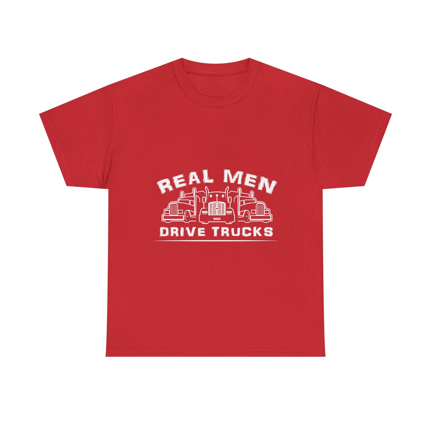 Truck Driver T‑Shirt — “Real Men Drive Trucks” Graphic Tee