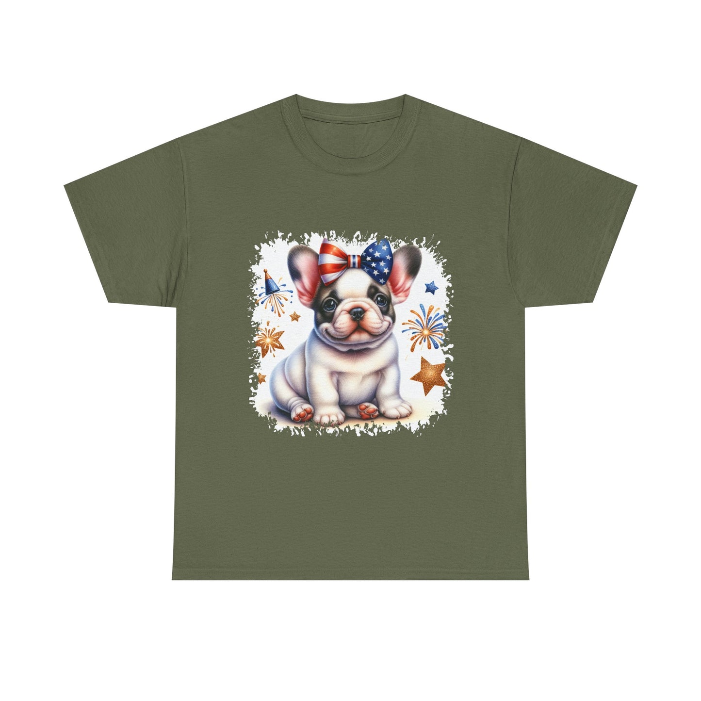 Patriotic French Bulldog Tee