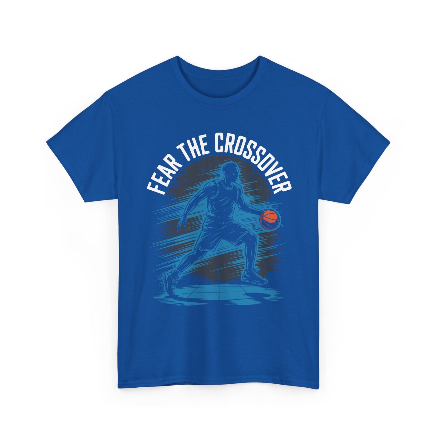 Basketball T‑Shirt - "Fear The Crossover" Dribbling Player Graphic Tee