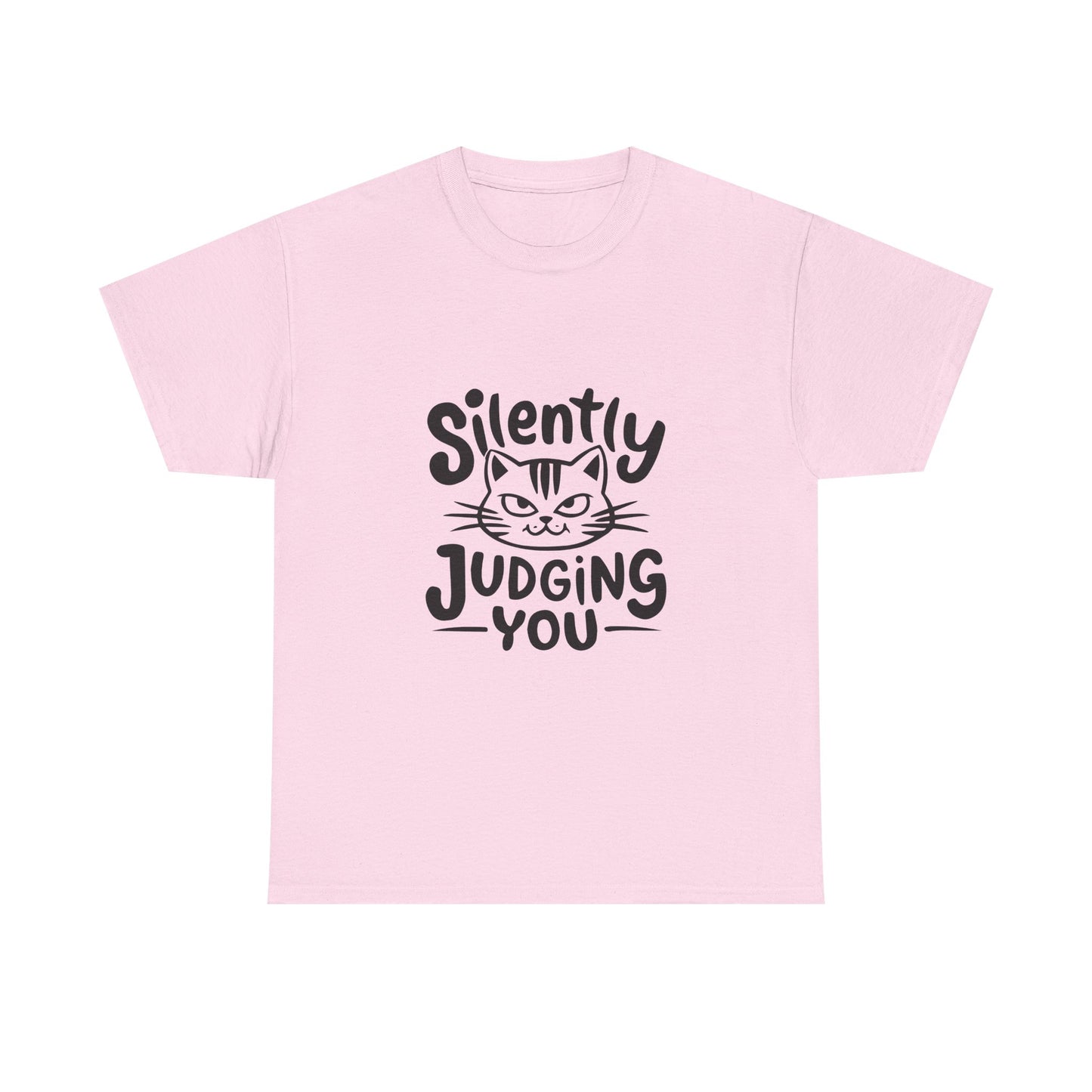 Cat T-Shirt – “Silently Judging You” Funny Graphic Tee