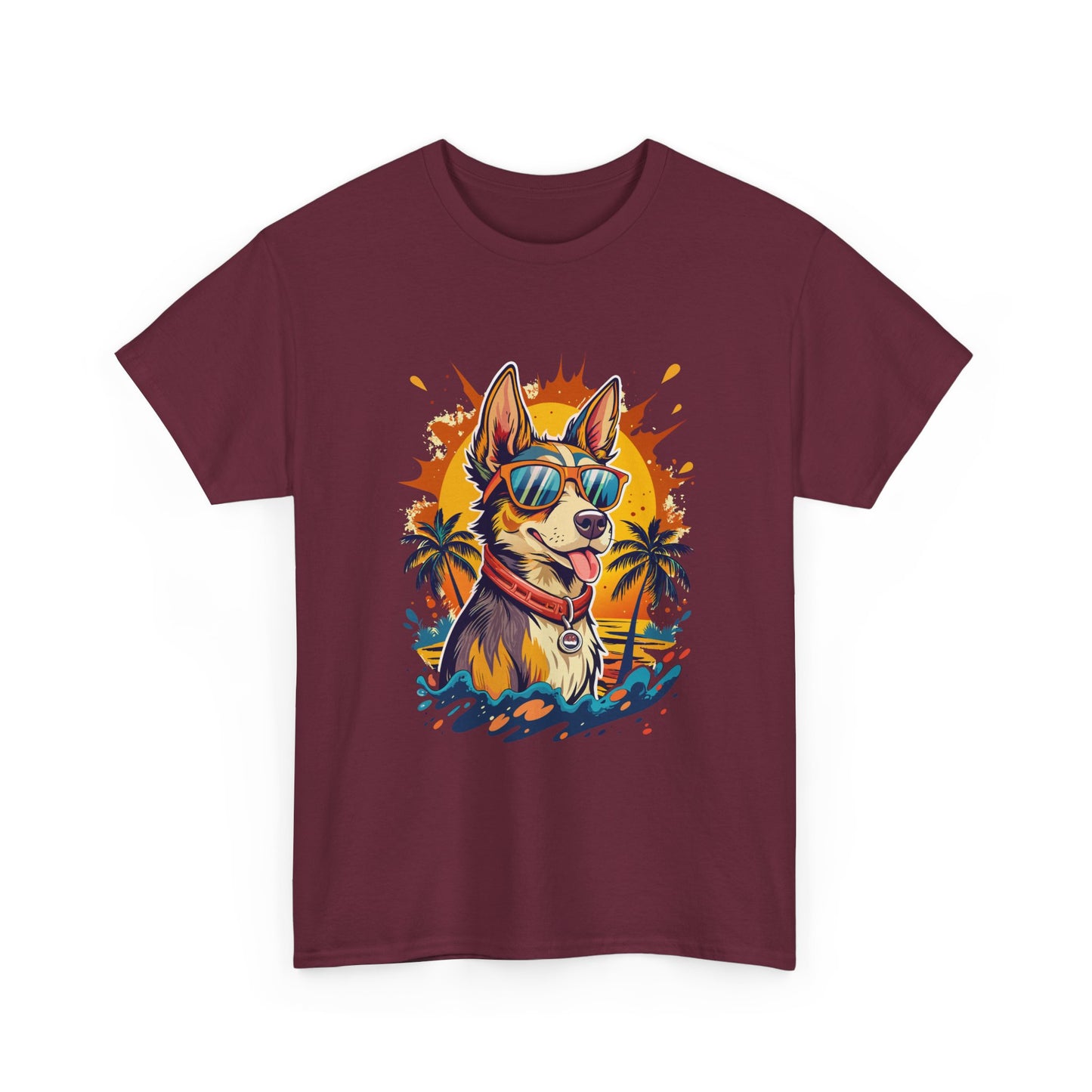 Cool Corgi Summer Tee — Sunglasses Dog Beach T-Shirt