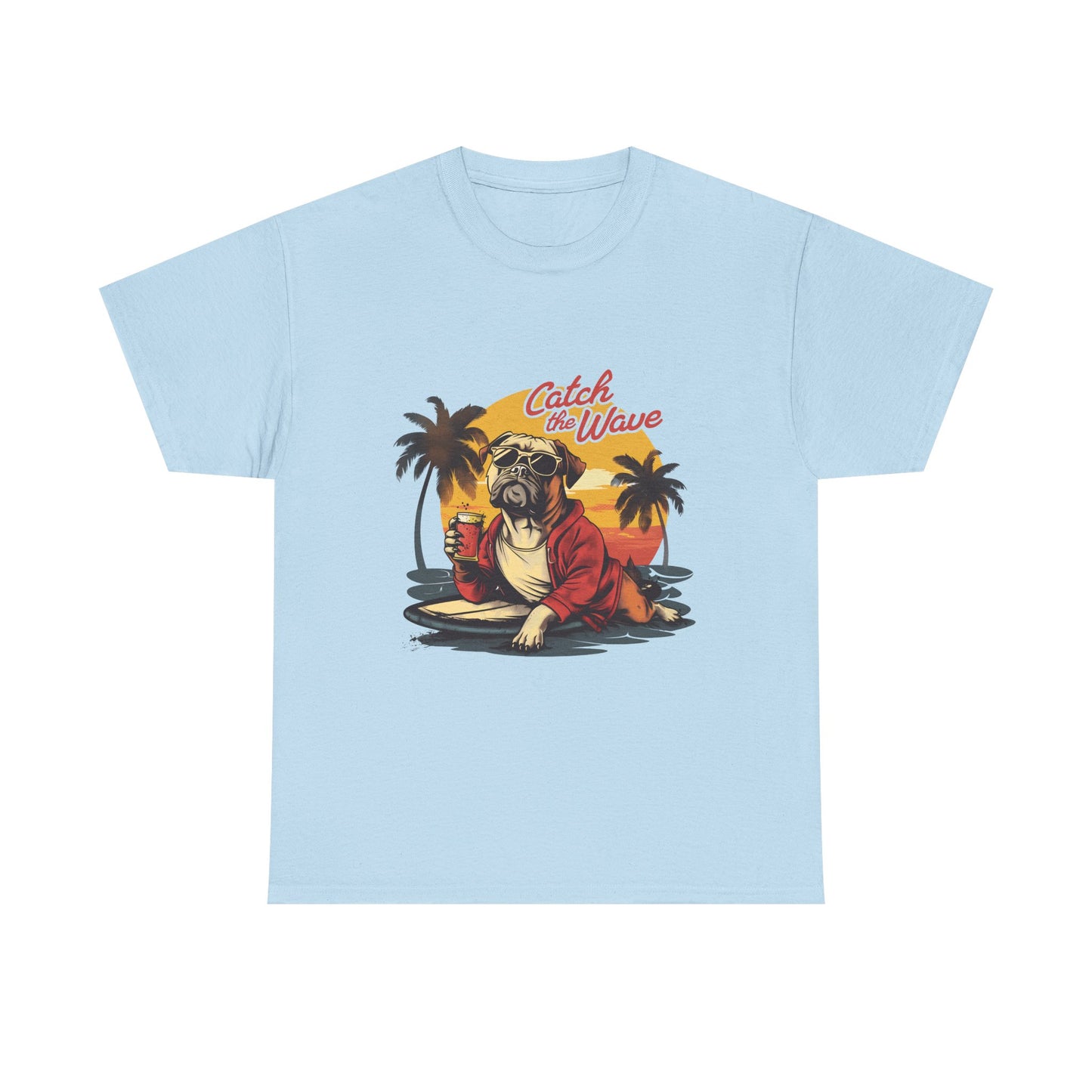 Catch the Wave Pug Surf T-Shirt