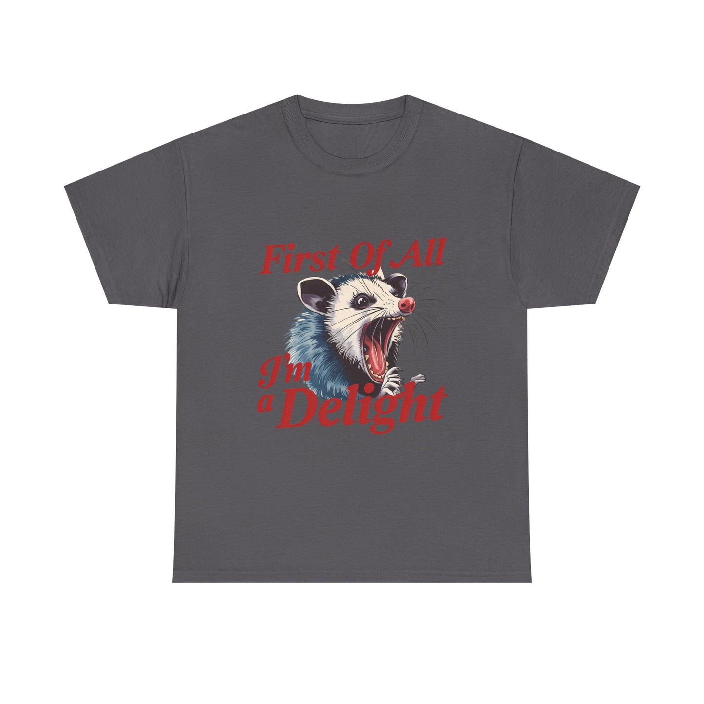 Possum 'First Of All I'm a Delight' Graphic Tee