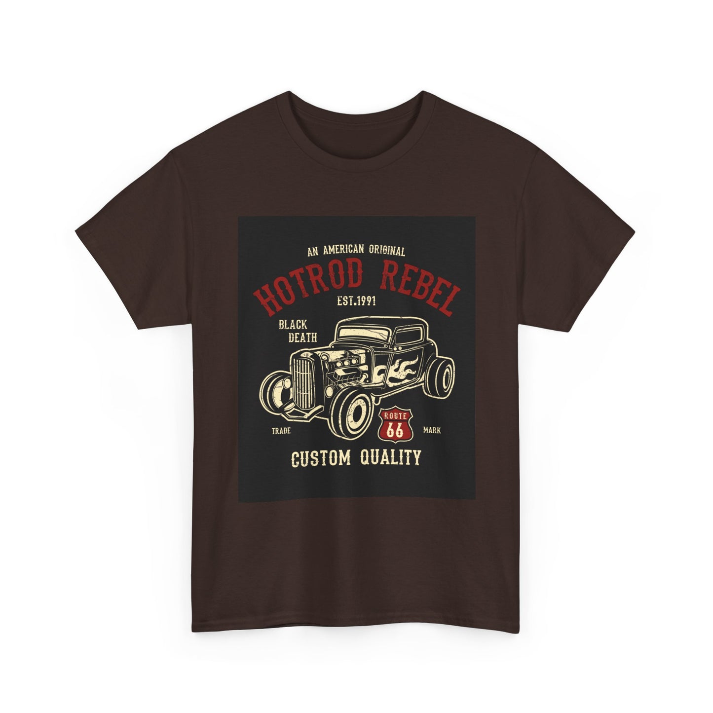 Hotrod Rebel T-Shirt – Vintage Custom Car Graphic Tee