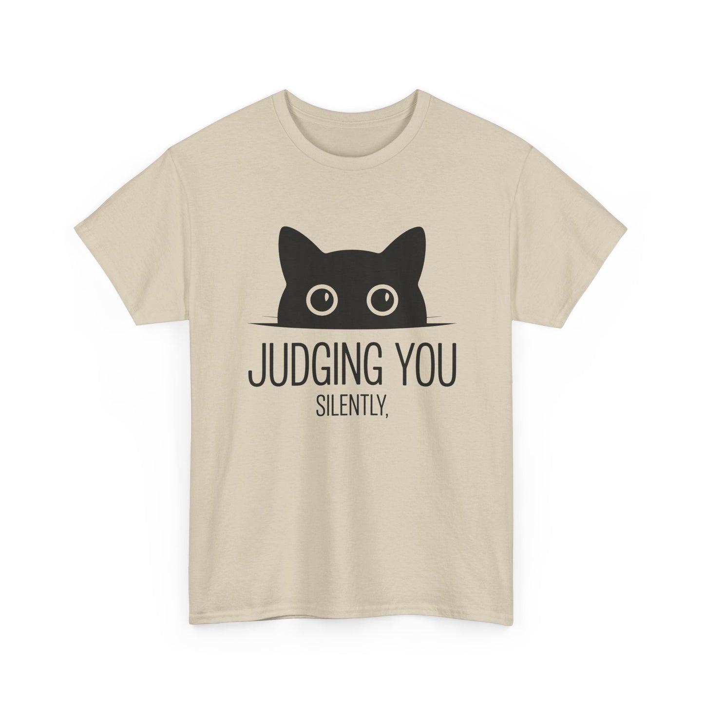 Cat "Judging You Silently" T-Shirt