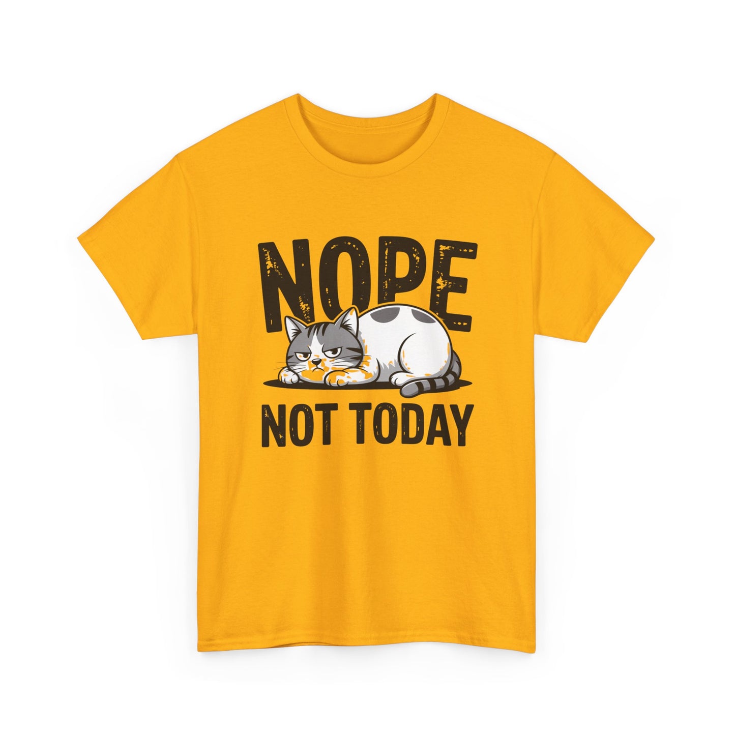 Nope Not Today Cat T‑Shirt