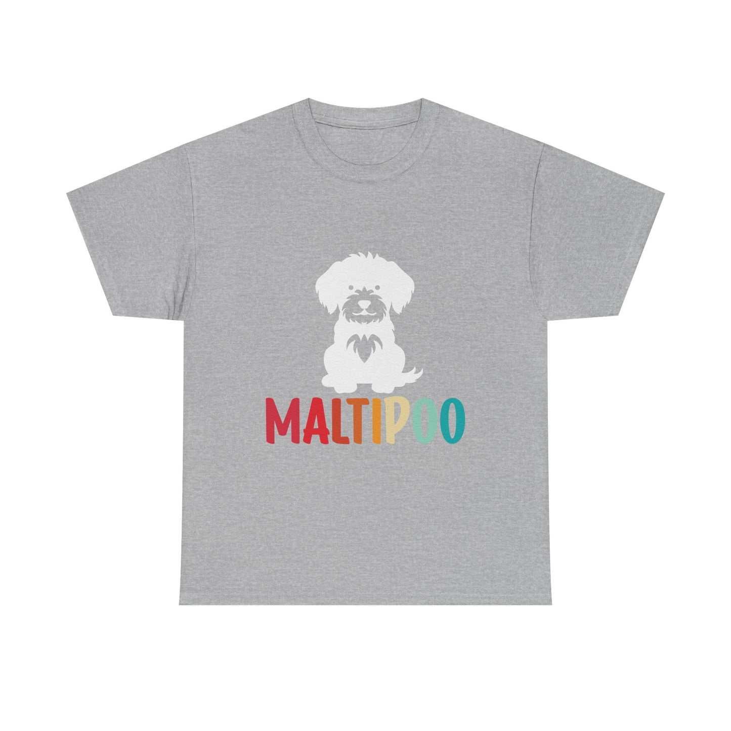 Maltipoo Graphic Tee — Retro Rainbow Dog Lover T‑Shirt