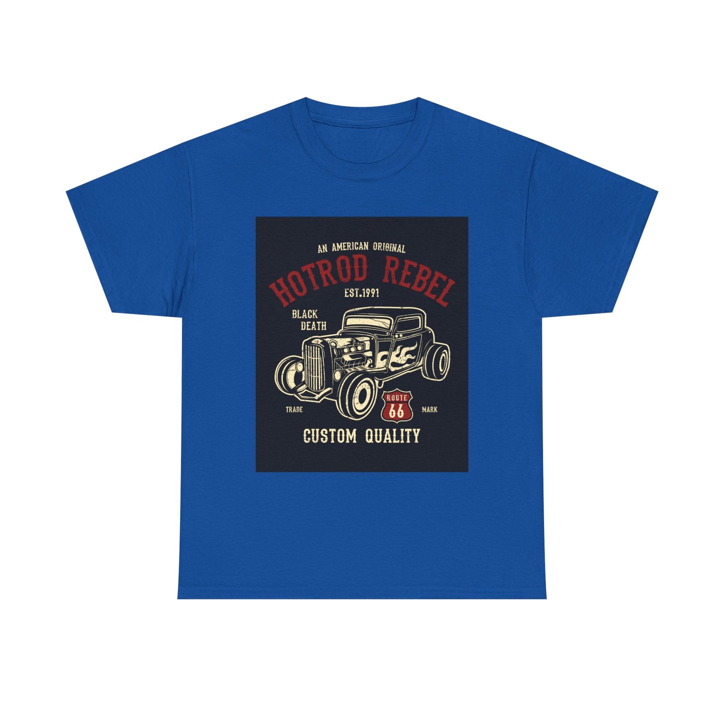 Hotrod Rebel T-Shirt – Vintage Custom Car Graphic Tee