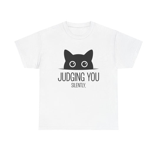 Cat "Judging You Silently" T-Shirt