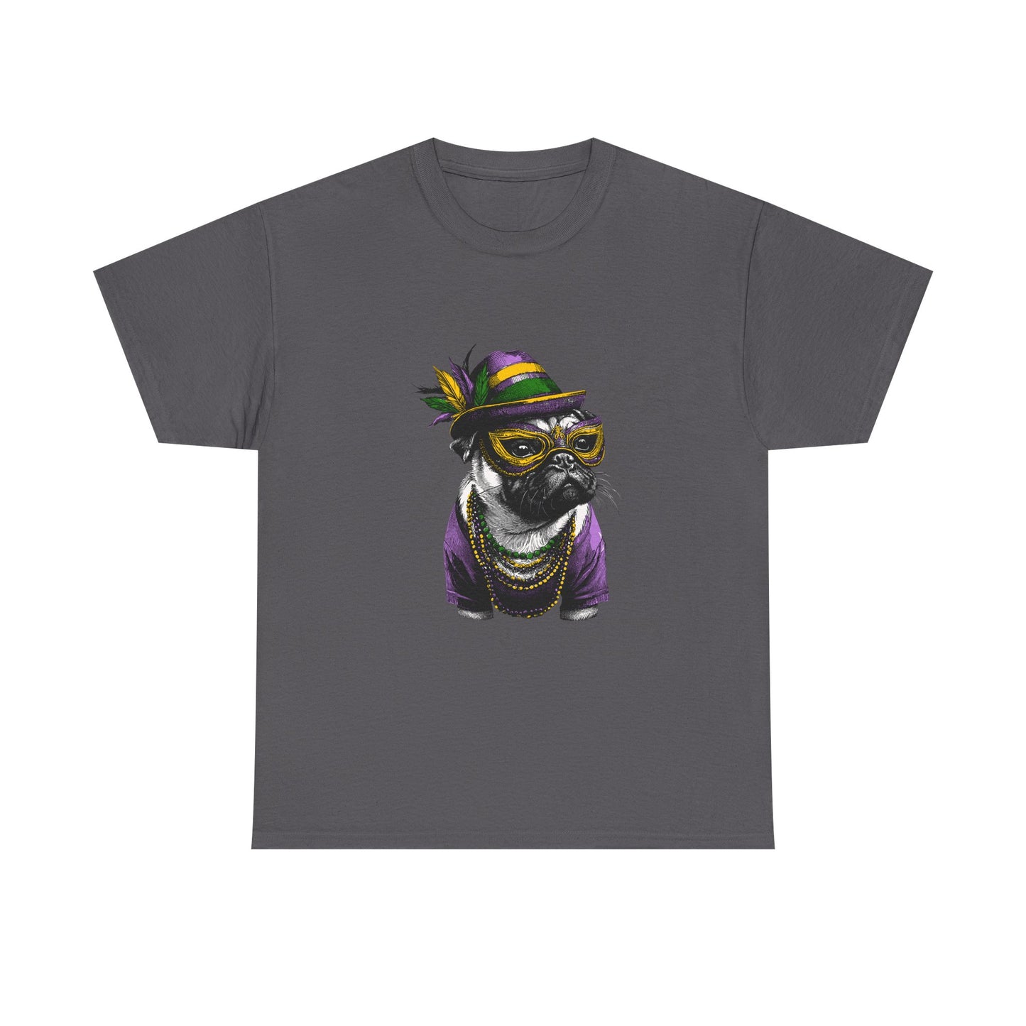 Mardi Gras Pug T-Shirt